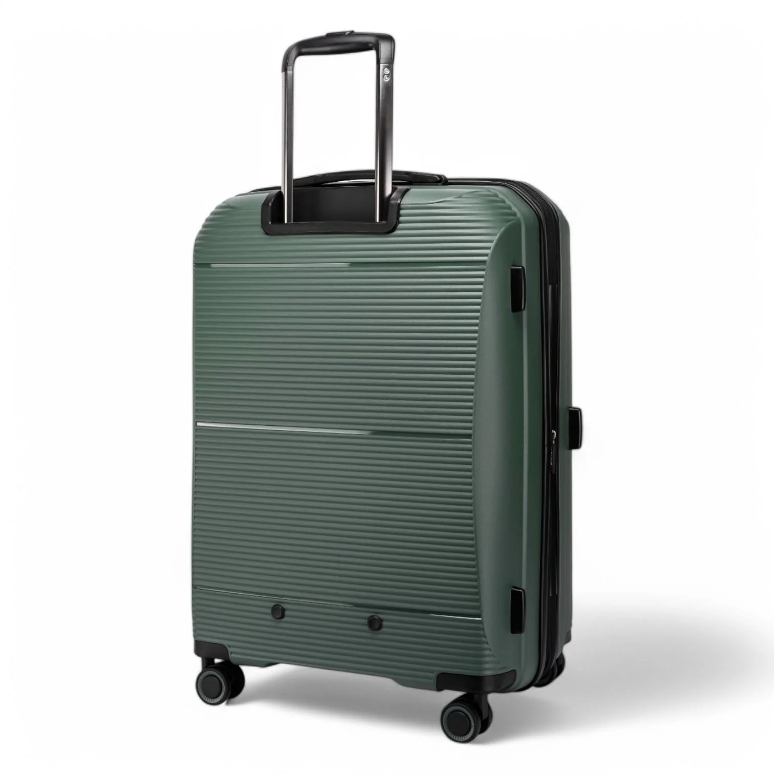 Abiko Large Hard Shell Suitcase in Olive - Image 8