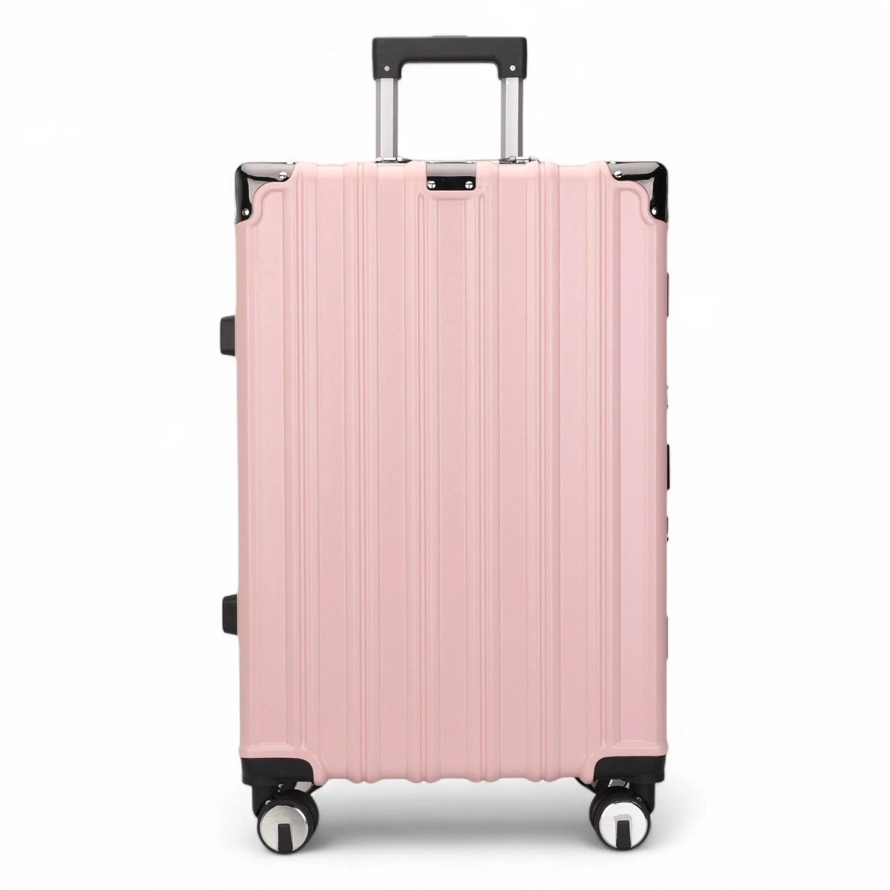 Airdrie Large Hard Shell Suitcase in Pink - Image 8