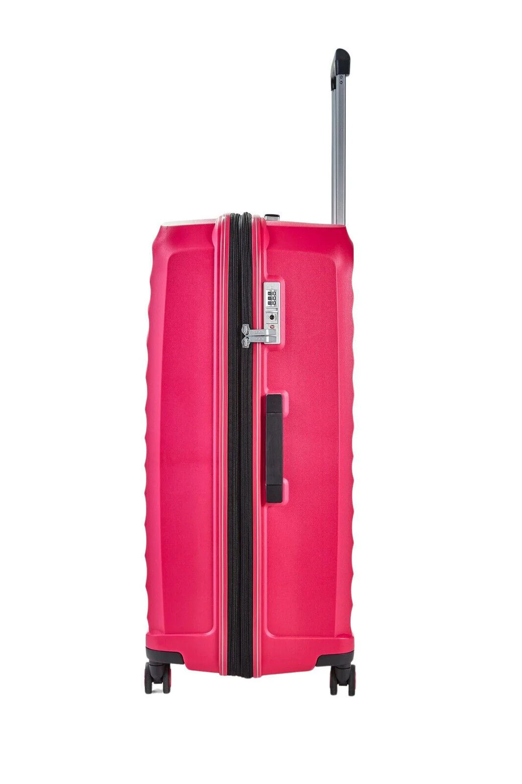 Altoona Large Hard Shell Suitcase in Pink - Image 4