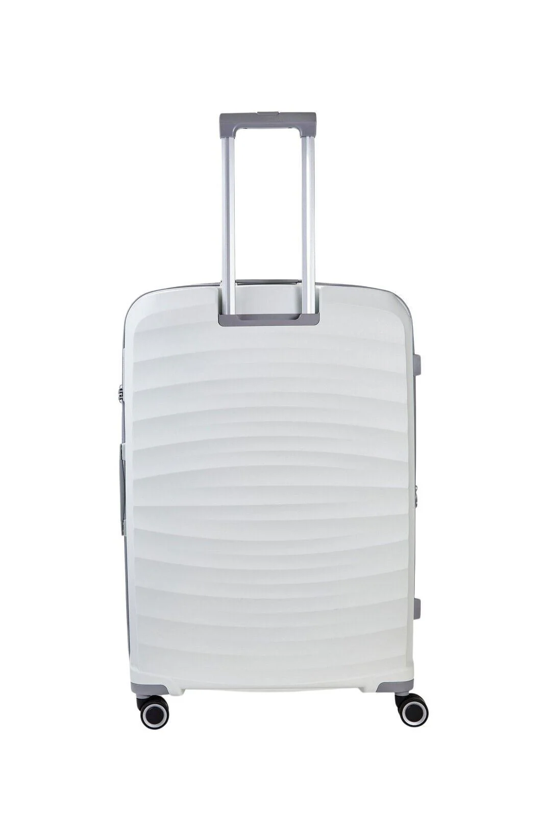 Altoona Large Hard Shell Suitcase in White - Image 3
