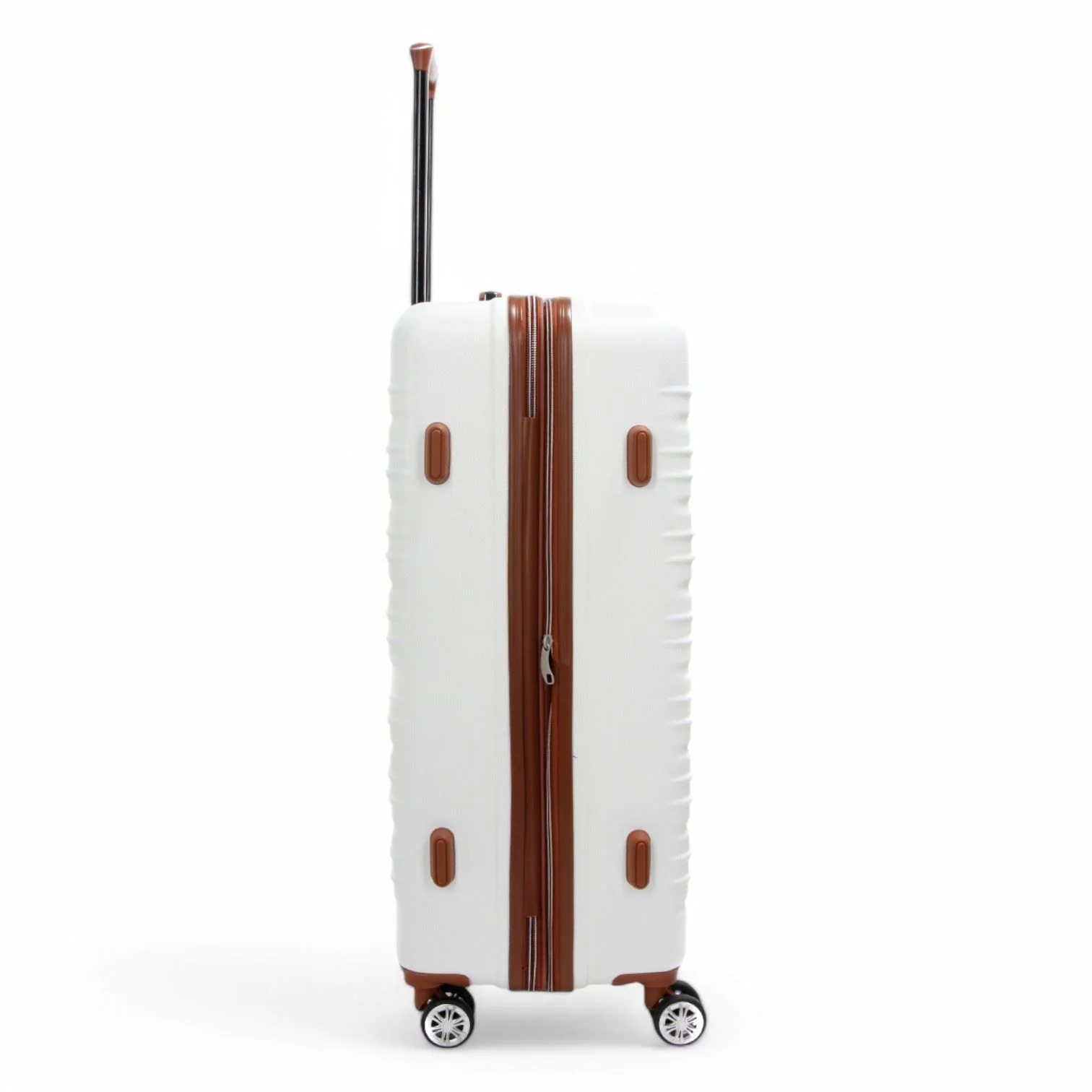 Armidale Large Hard Shell Suitcase in Cream - Image 5
