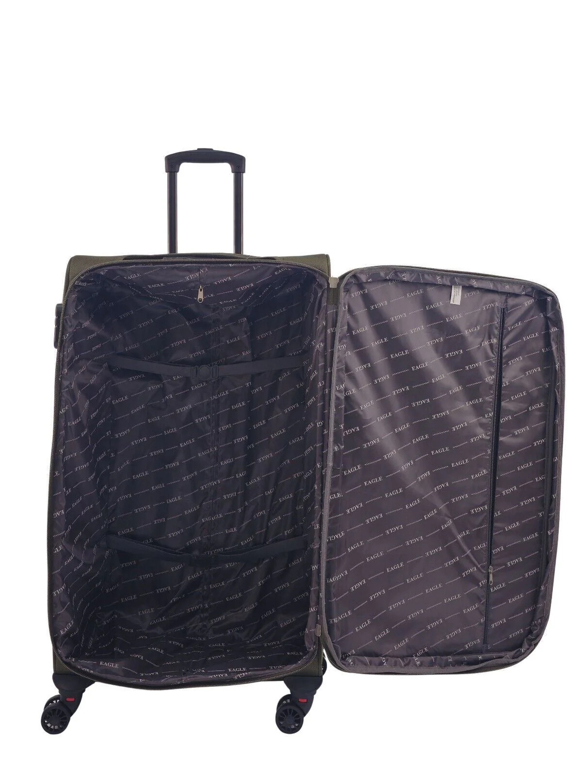 Ashland Large Soft Shell Suitcase in Khaki - Image 4