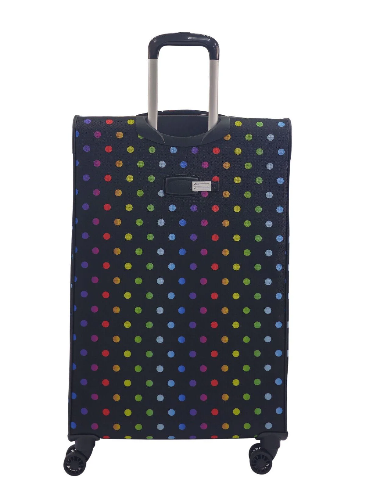 Ashville Large Soft Shell Suitcase in Dots - Image 5