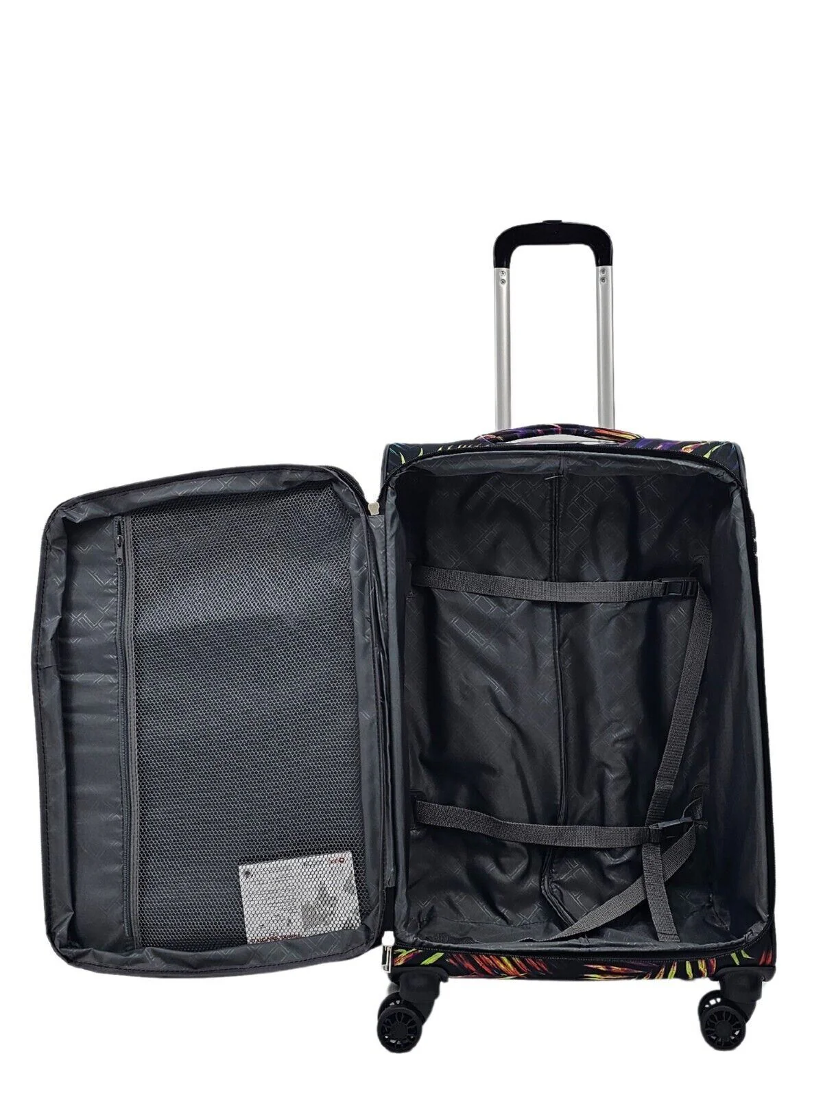 Ashville Large Soft Shell Suitcase in Leaf - Image 4