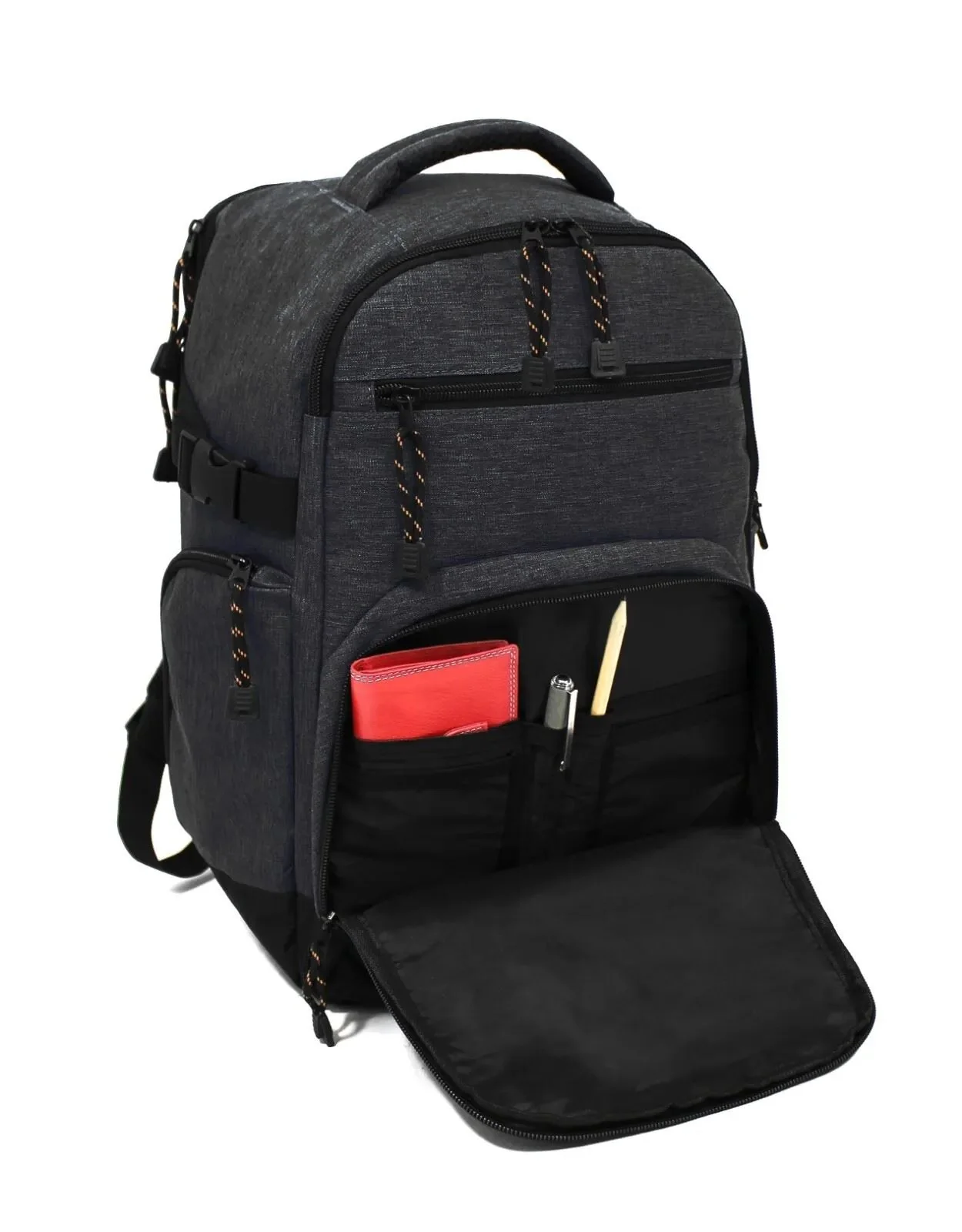 Backpack Rucksack 40x20 x25 cm Underseat Travel Cabin Bag for Ryanair, Easy Jet Black - Image 4