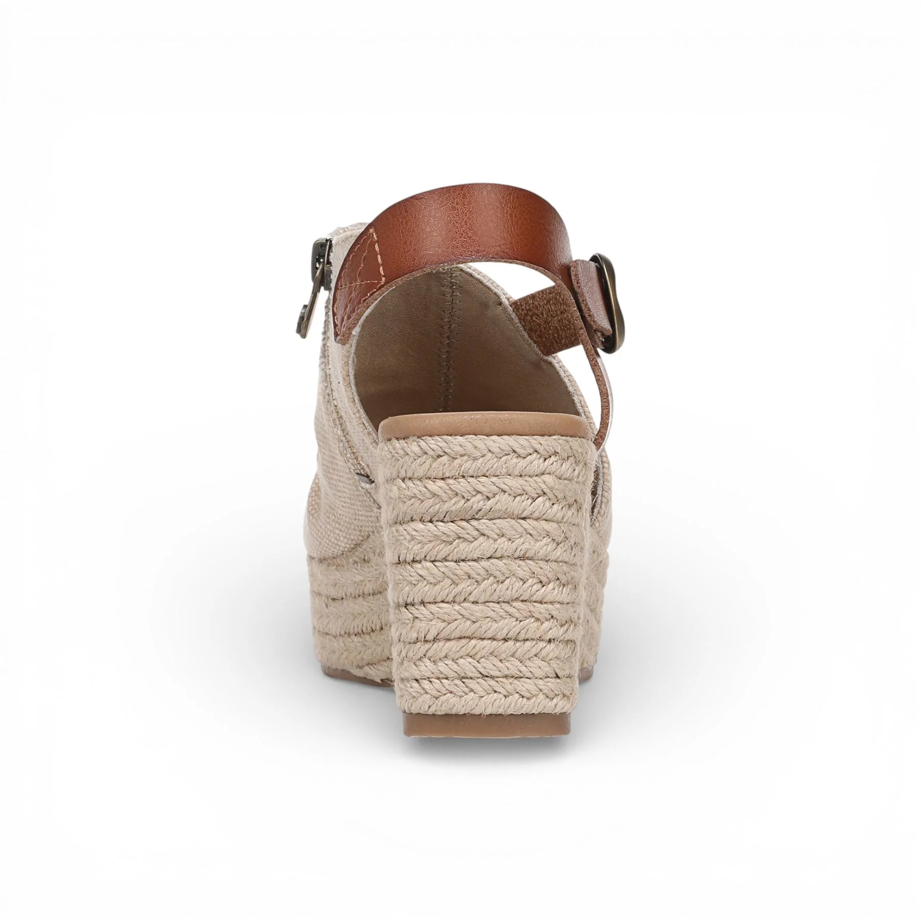 Blowfish Malibu Womens Brown Beige Wedge Slingbacks Heel Sandals - Amira - Image 7