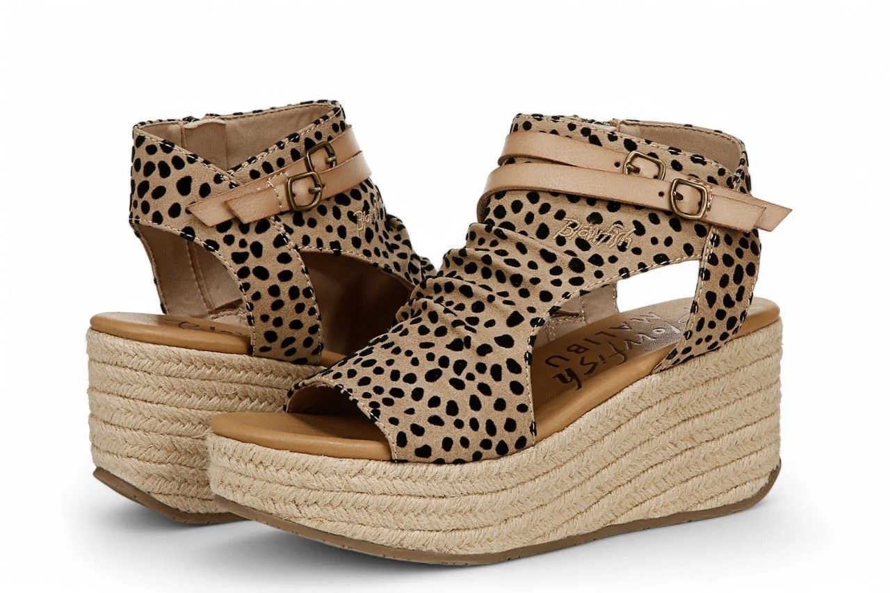 Blowfish Malibu Women's Brown Wedge Sandals - Lacey C Rope - Image 11