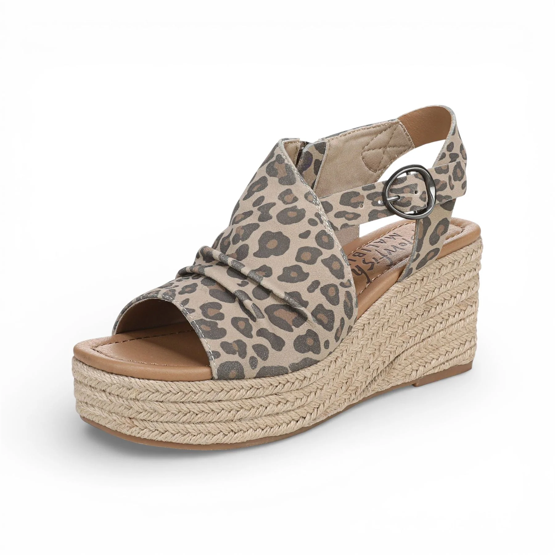 Blowfish Malibu Womens Leopard Print Wedge Slingbacks Heel Sandals - Amira - Image 11