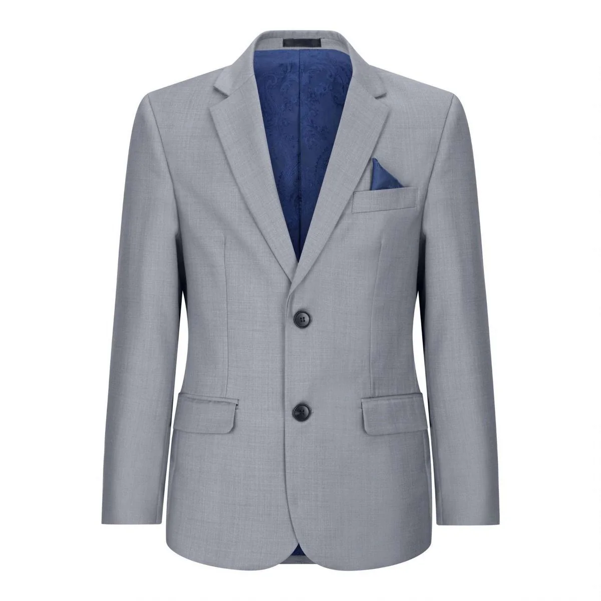 Boys 3 Piece Light Grey Classic Retro Suit - Image 10