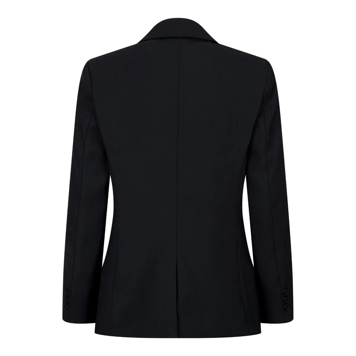 Boys 3 Piece Plain Black Classic Retro Suit - Image 12