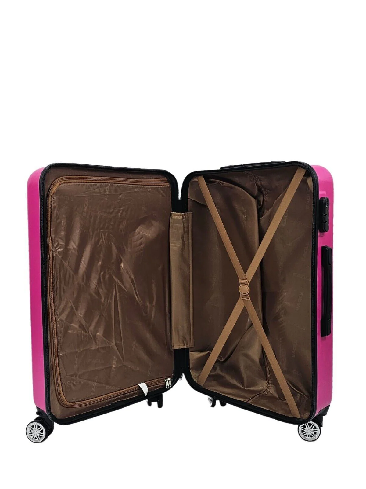 Brookside Large Hard Shell Suitcase in Fuschia - Image 5