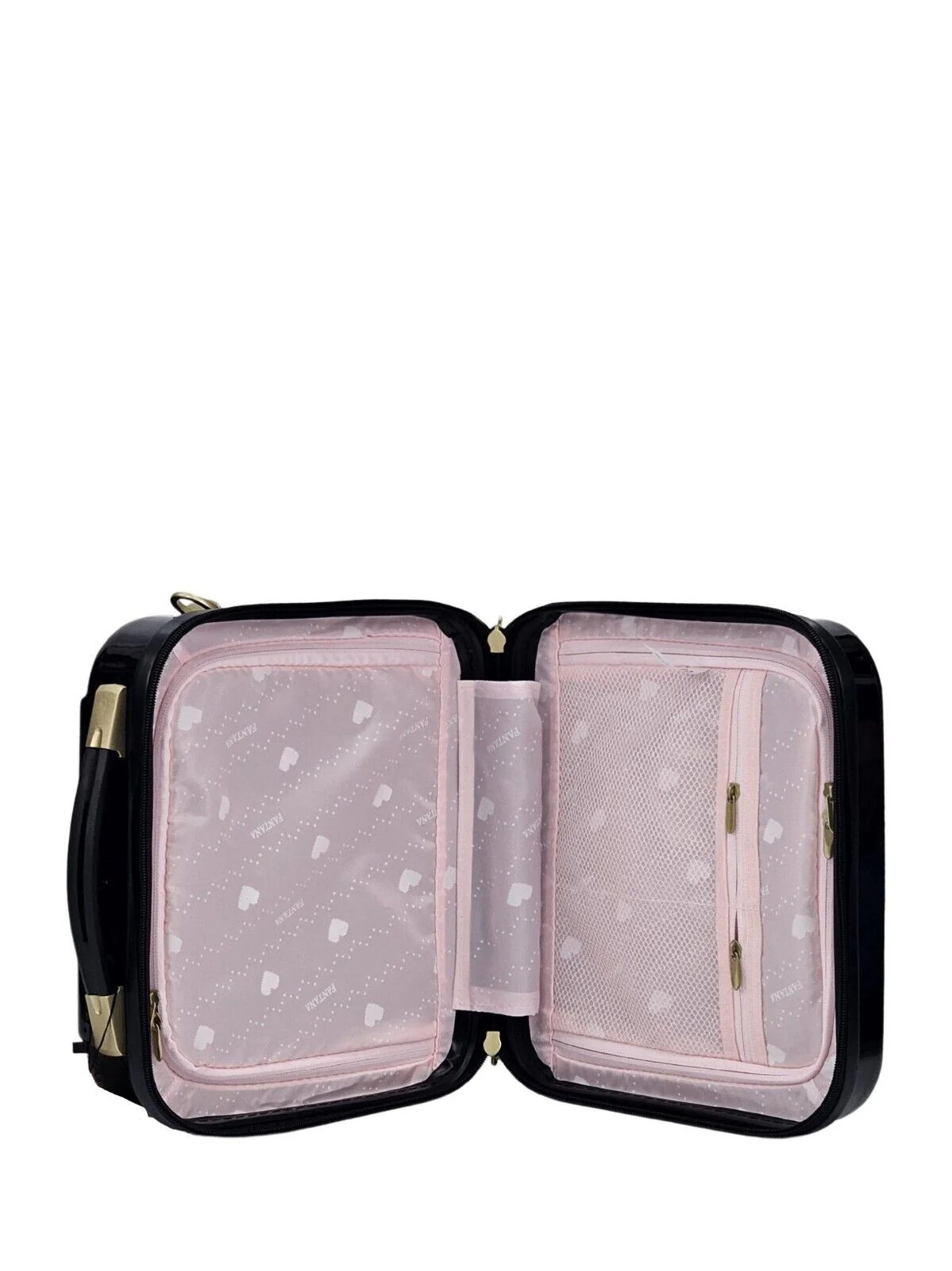 Butler Cosmetic Hard Shell Suitcase in Black - Image 5