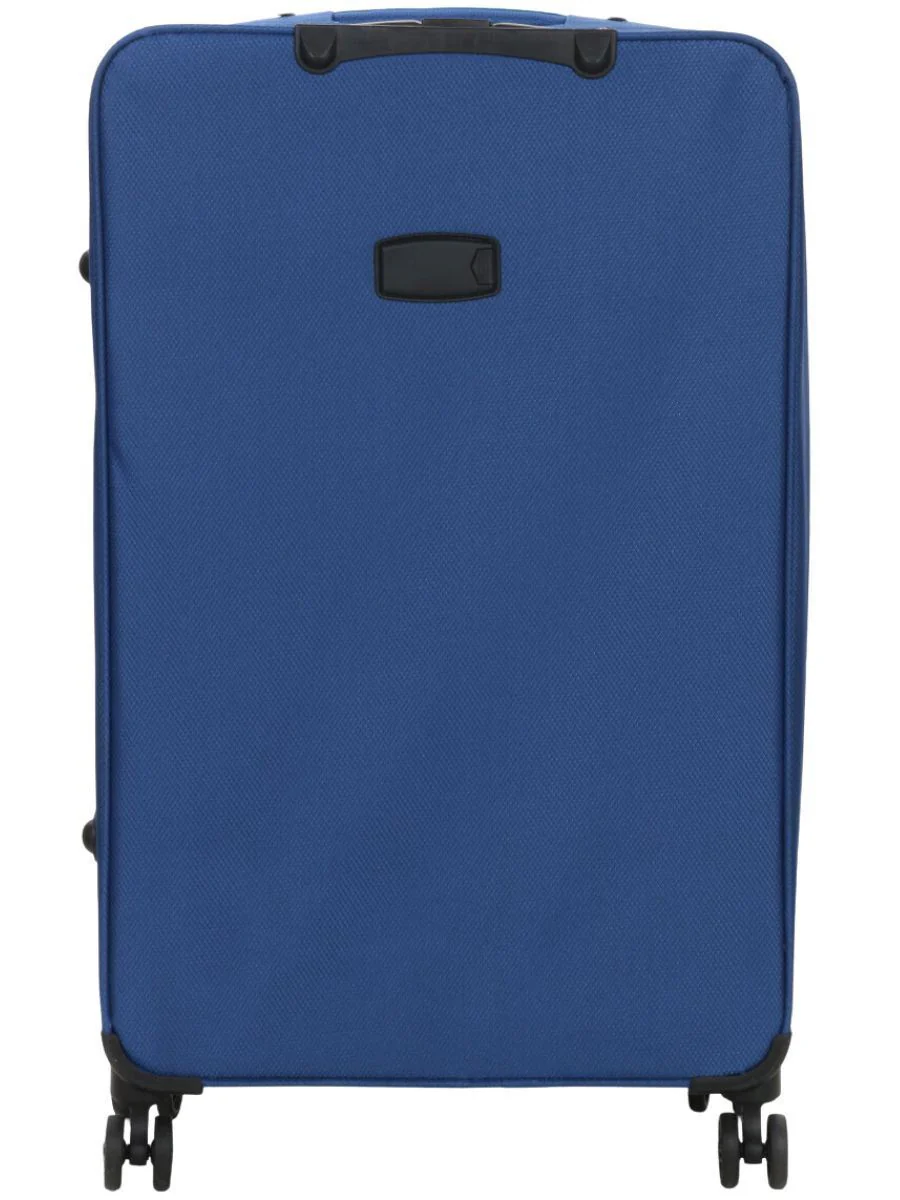 Calera Large Soft Shell Suitcase in Blue - Image 6