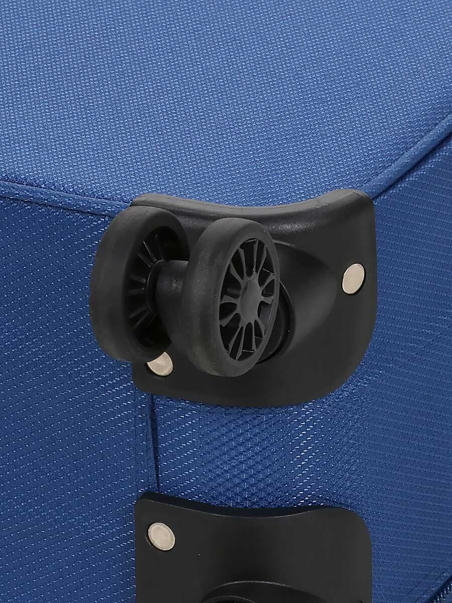 Calera Large Soft Shell Suitcase in Blue - Image 7