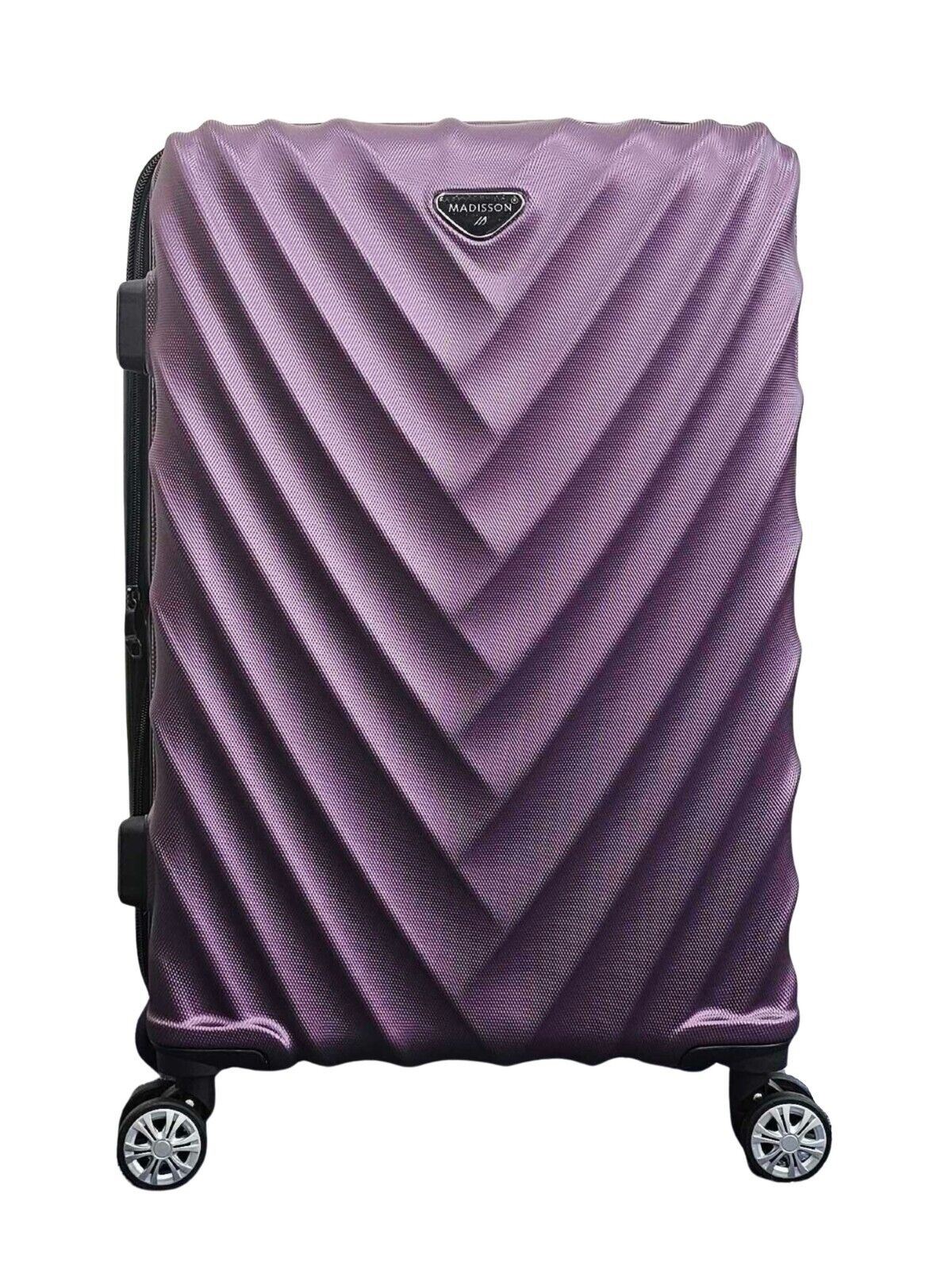 Chatom Large Hard Shell Suitcase in Purple - Image 5