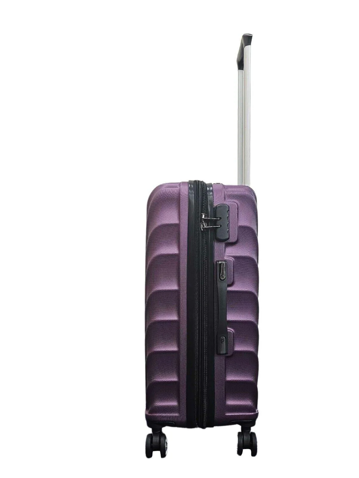 Chatom Large Hard Shell Suitcase in Purple - Image 7