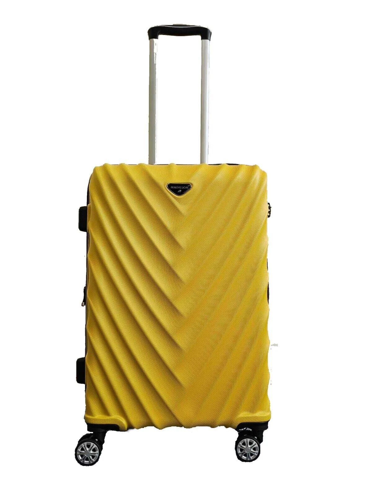 Chatom Large Hard Shell Suitcase in Yellow - Image 4