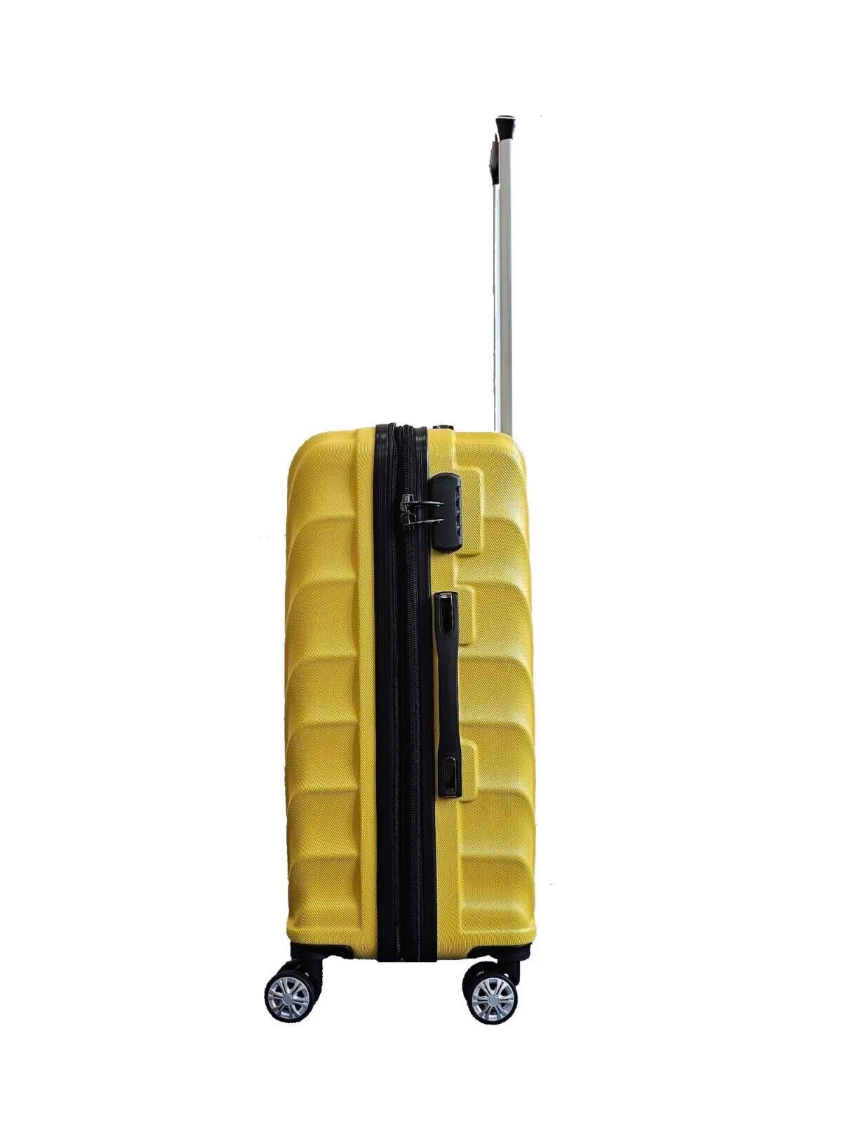 Chatom Large Hard Shell Suitcase in Yellow - Image 7