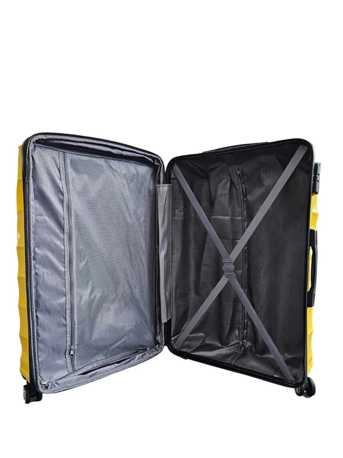 Chatom Large Hard Shell Suitcase in Yellow - Image 8