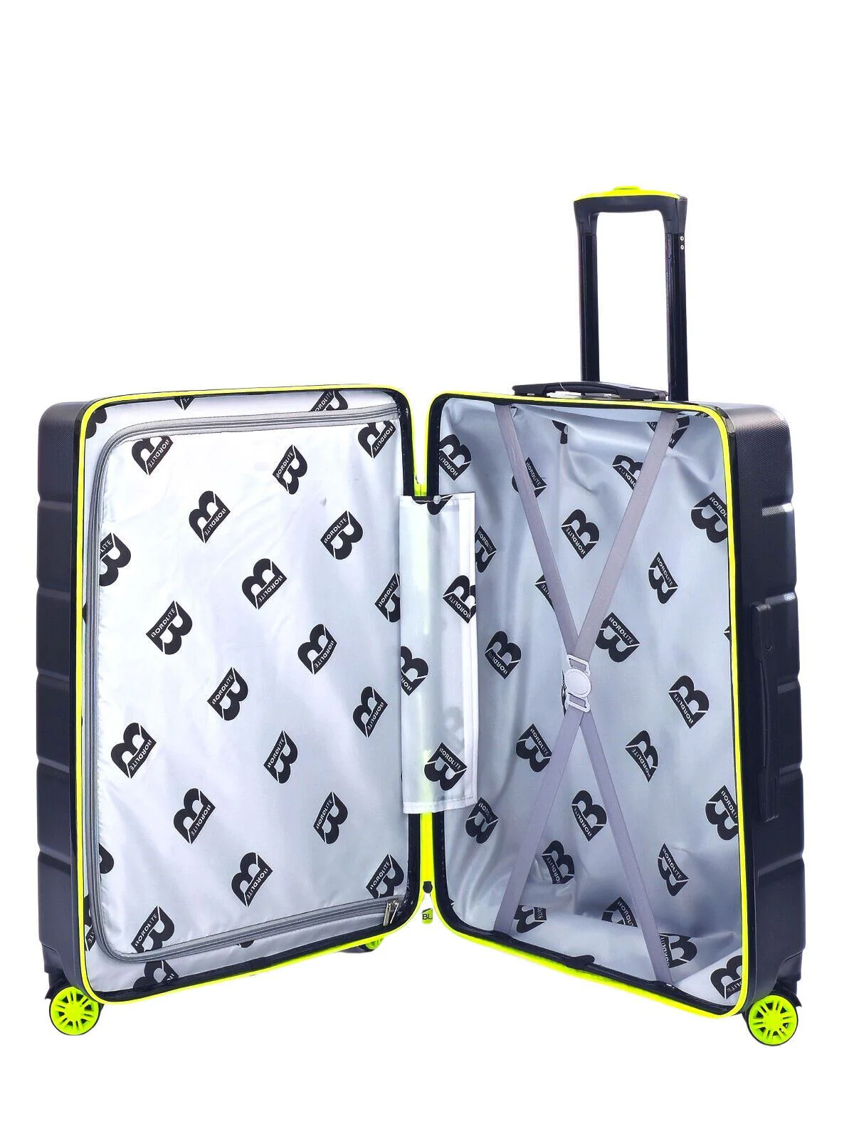 Collinsville Large Soft Shell Suitcase in Grey - Image 6
