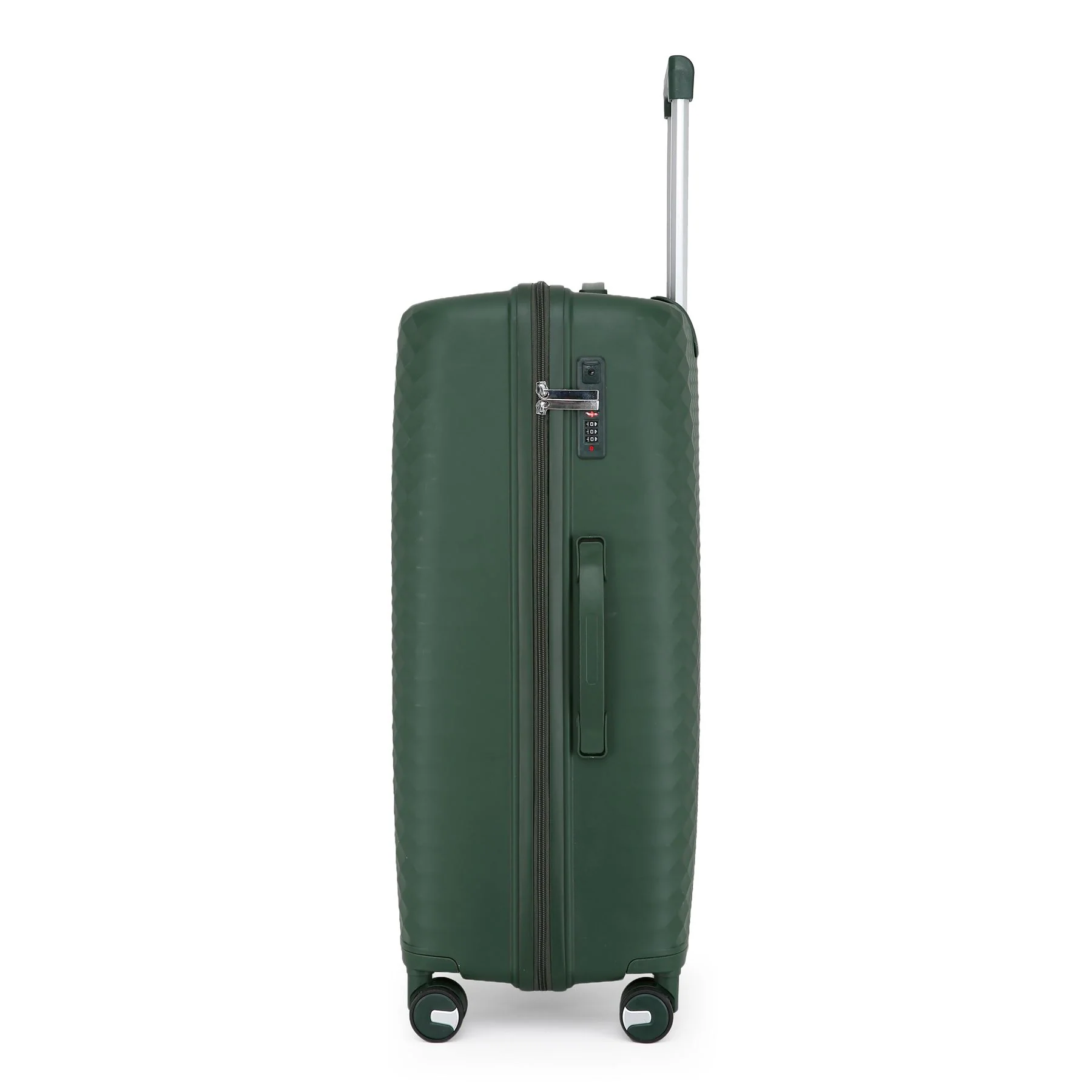 Courtenay Large Hard Shell Suitcase in Green - Image 6