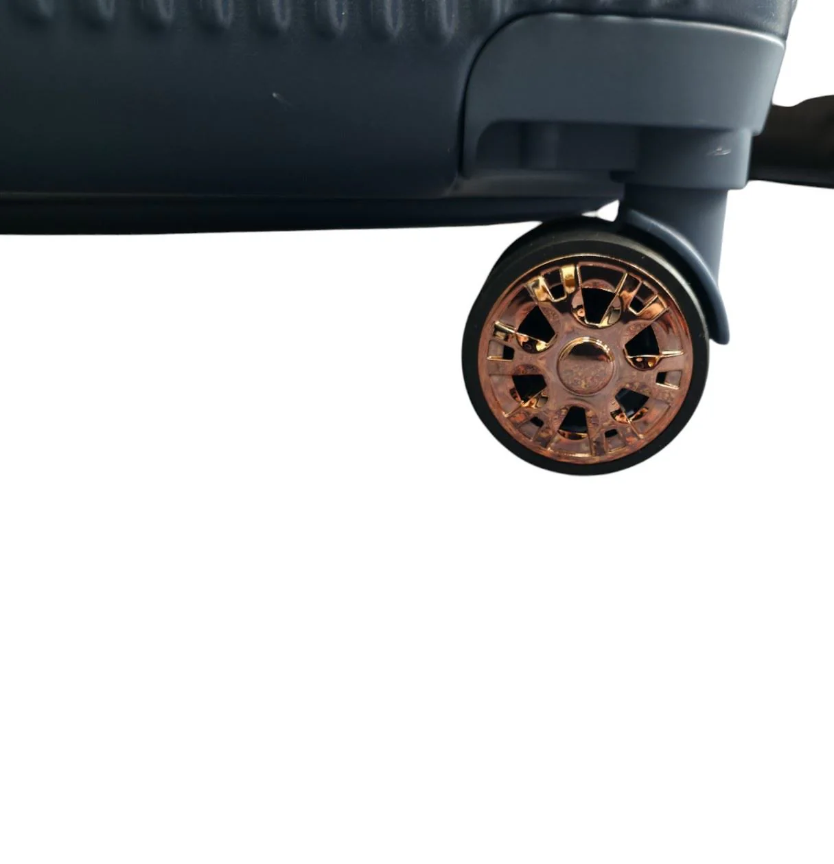 Cowra Large Hard Shell Suitcase in Navy Blue - Image 7