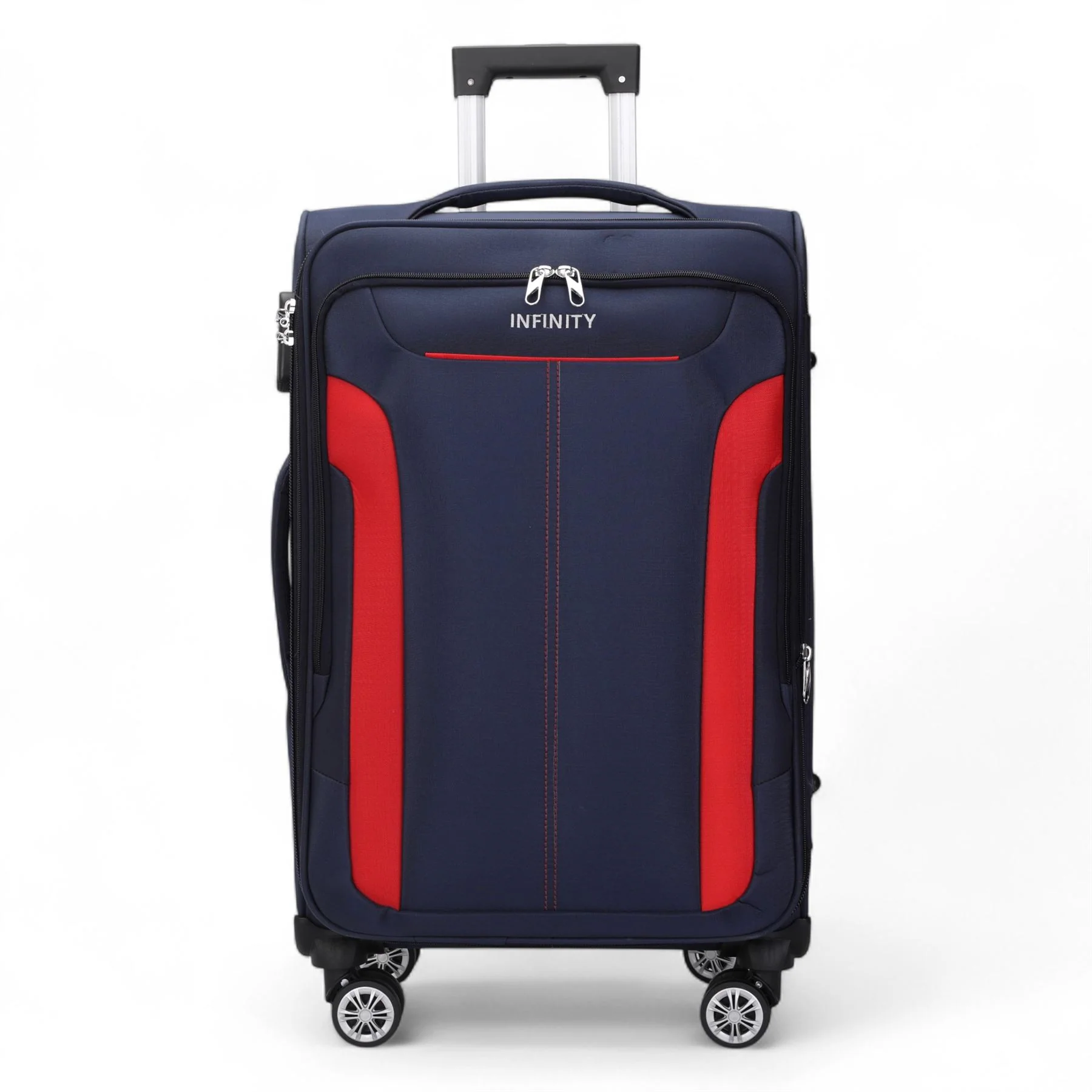Delta Large Hard Shell Suitcase in Navy - Image 8