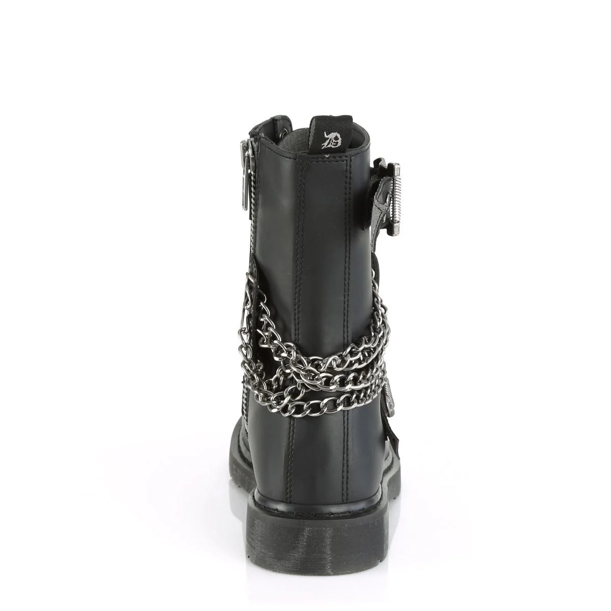 Demonia Bolt 250 Black Vegan Leather Mid-Calf Boots - Image 4