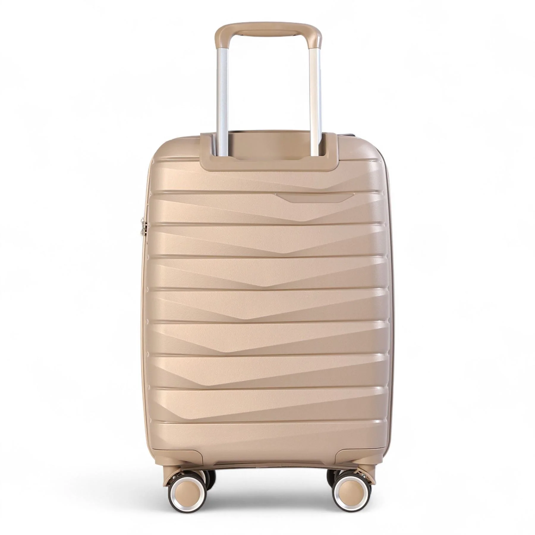 Forster Large Hard Shell TSA Suitcase in Champagne Beige - Image 6