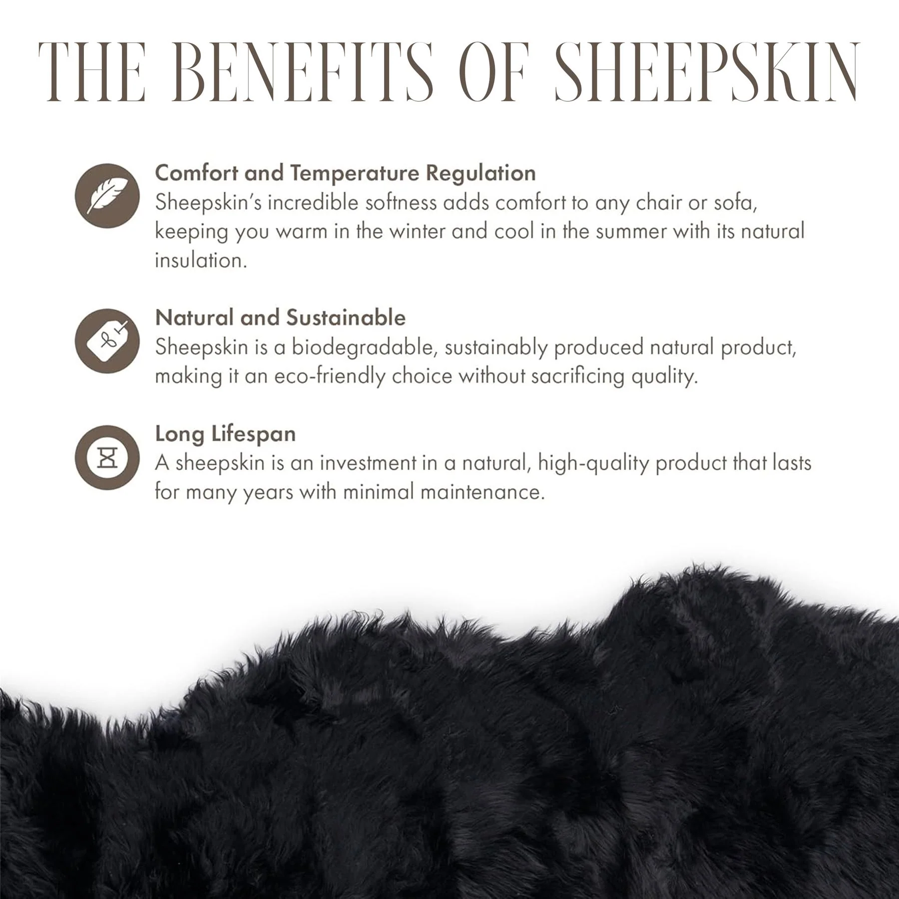Genuine Sheepskin Double Natural Fluffy Silky Soft Real Wool Rug - Image 24
