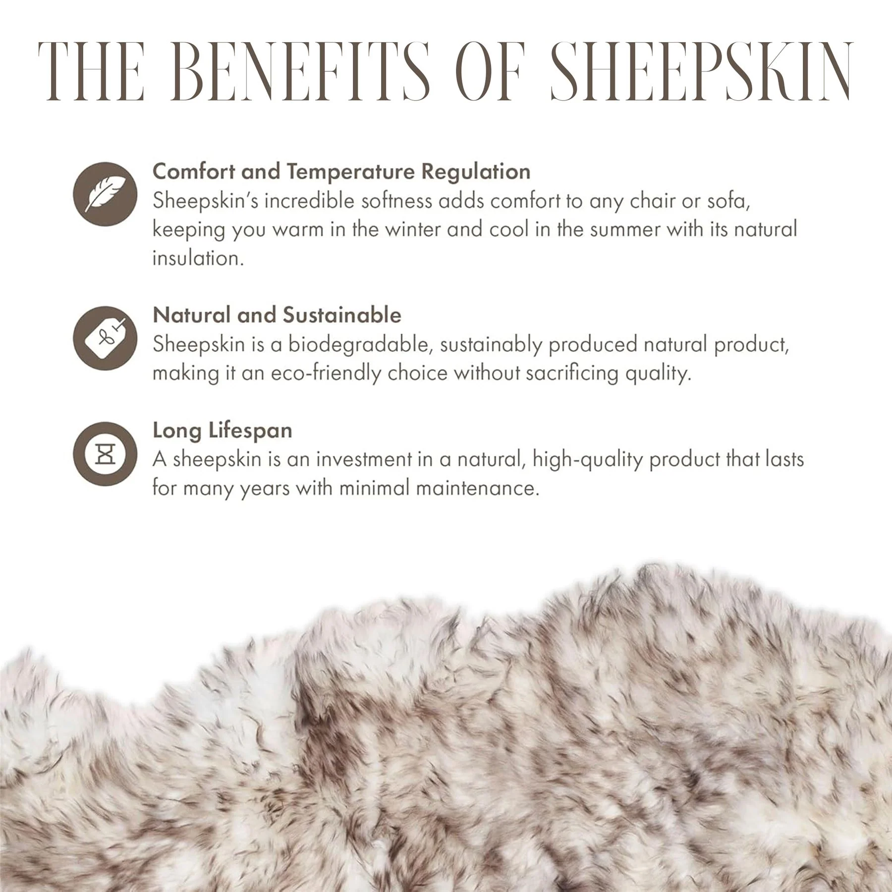 Genuine Sheepskin Natural Silky Soft Fluffy Real Wool Rug - Image 36