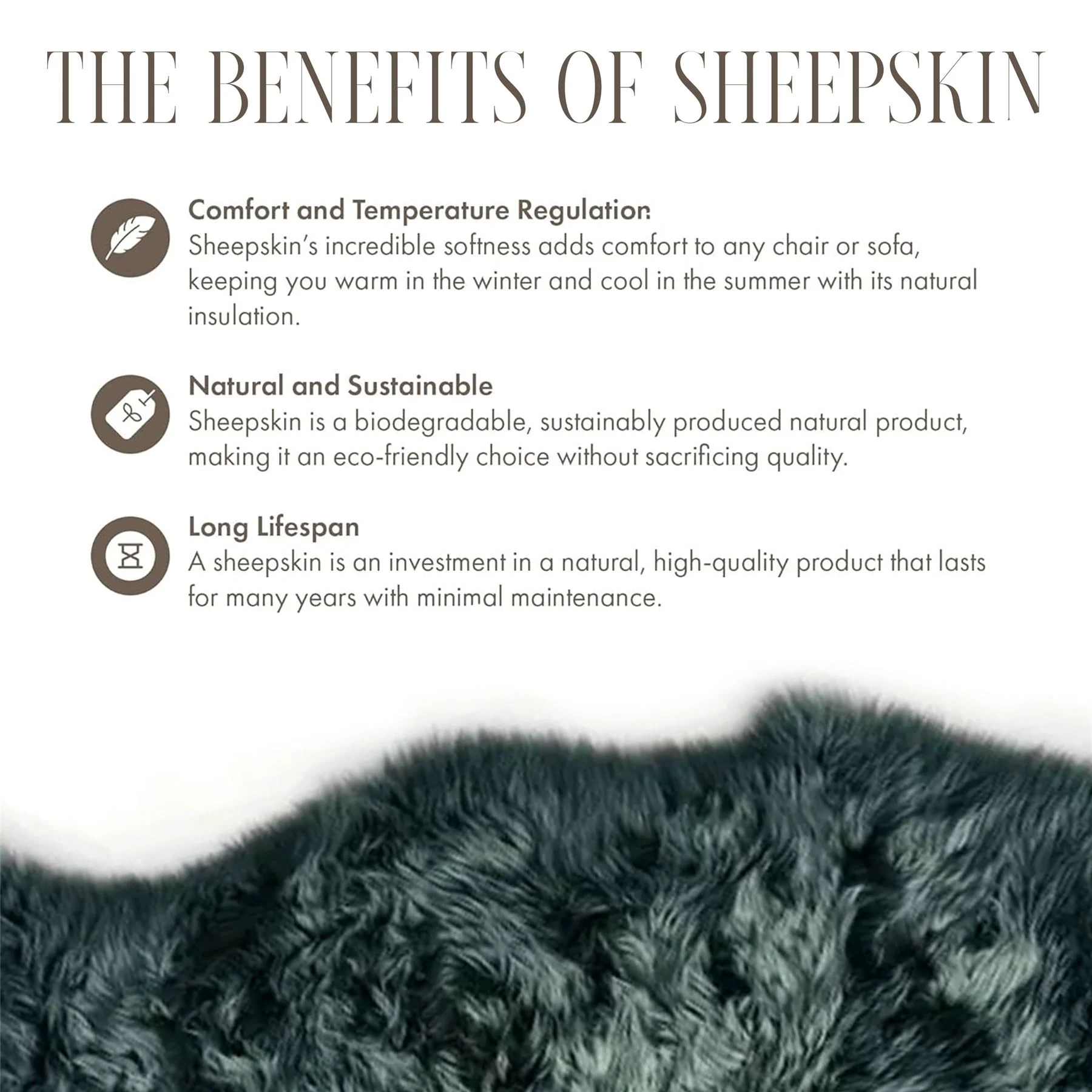 Genuine Sheepskin Natural Silky Soft Fluffy Real Wool Rug - Image 60