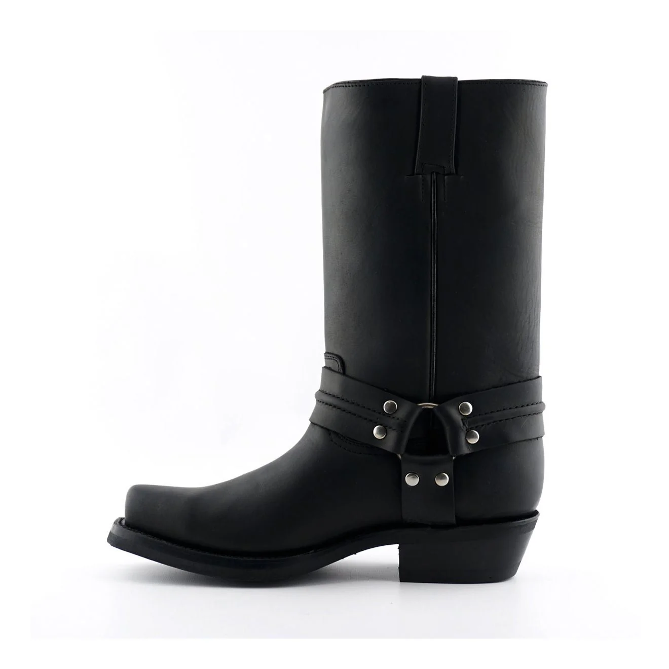 Grinders Unisex Black Western High Leather Boots- Renegade Hi - Image 6