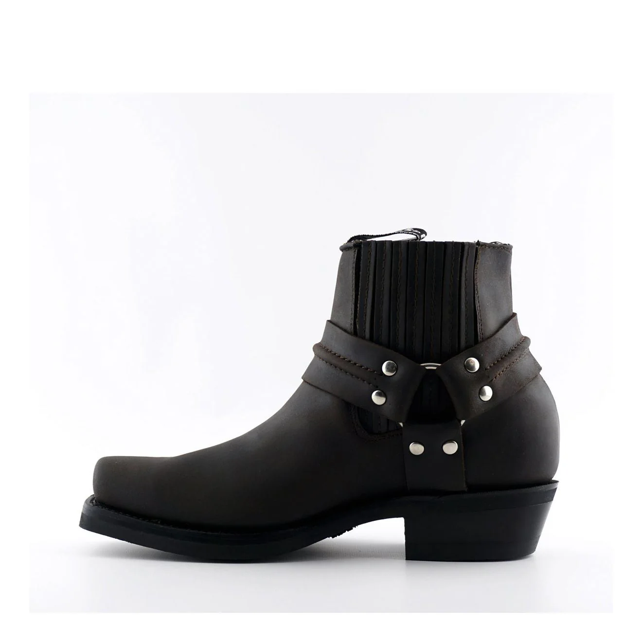 Grinders Unisex Brown Western Leather Boots-Renegade Lo - Image 5
