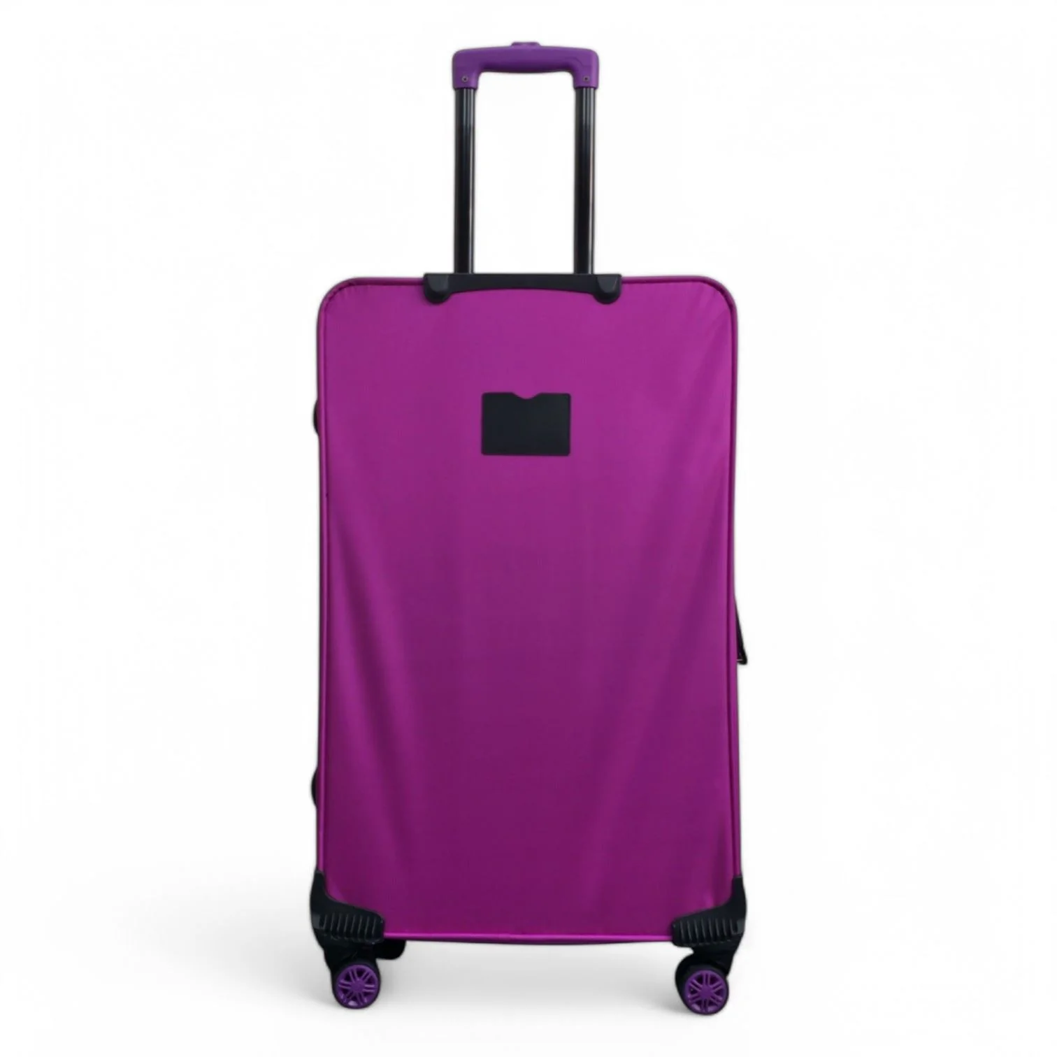 Handa Large Soft Shell Suitcase in Pink - Image 6