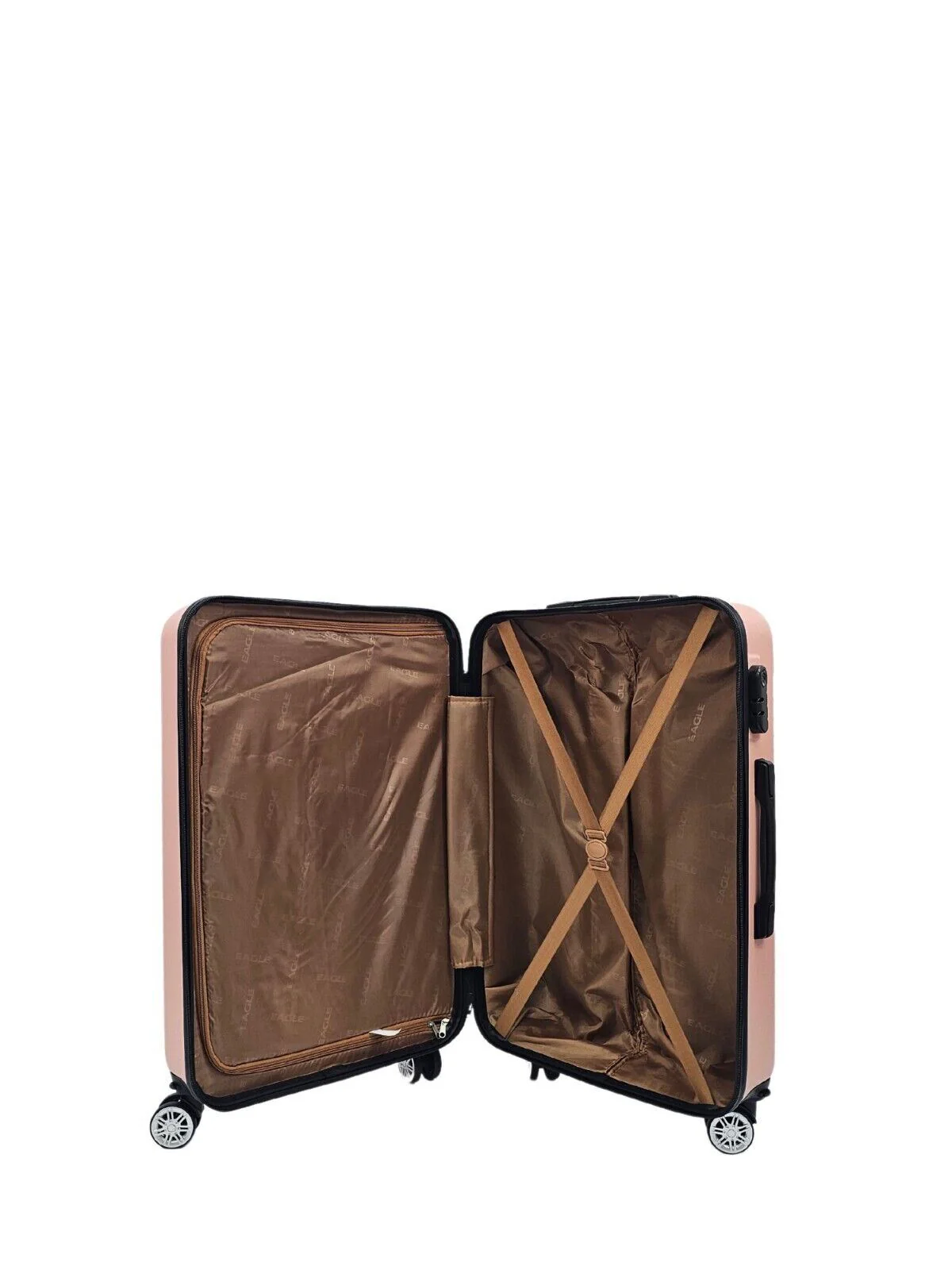 Hard Shell Cabin 8 Wheel Luggage Case Travel Bag - Image 21