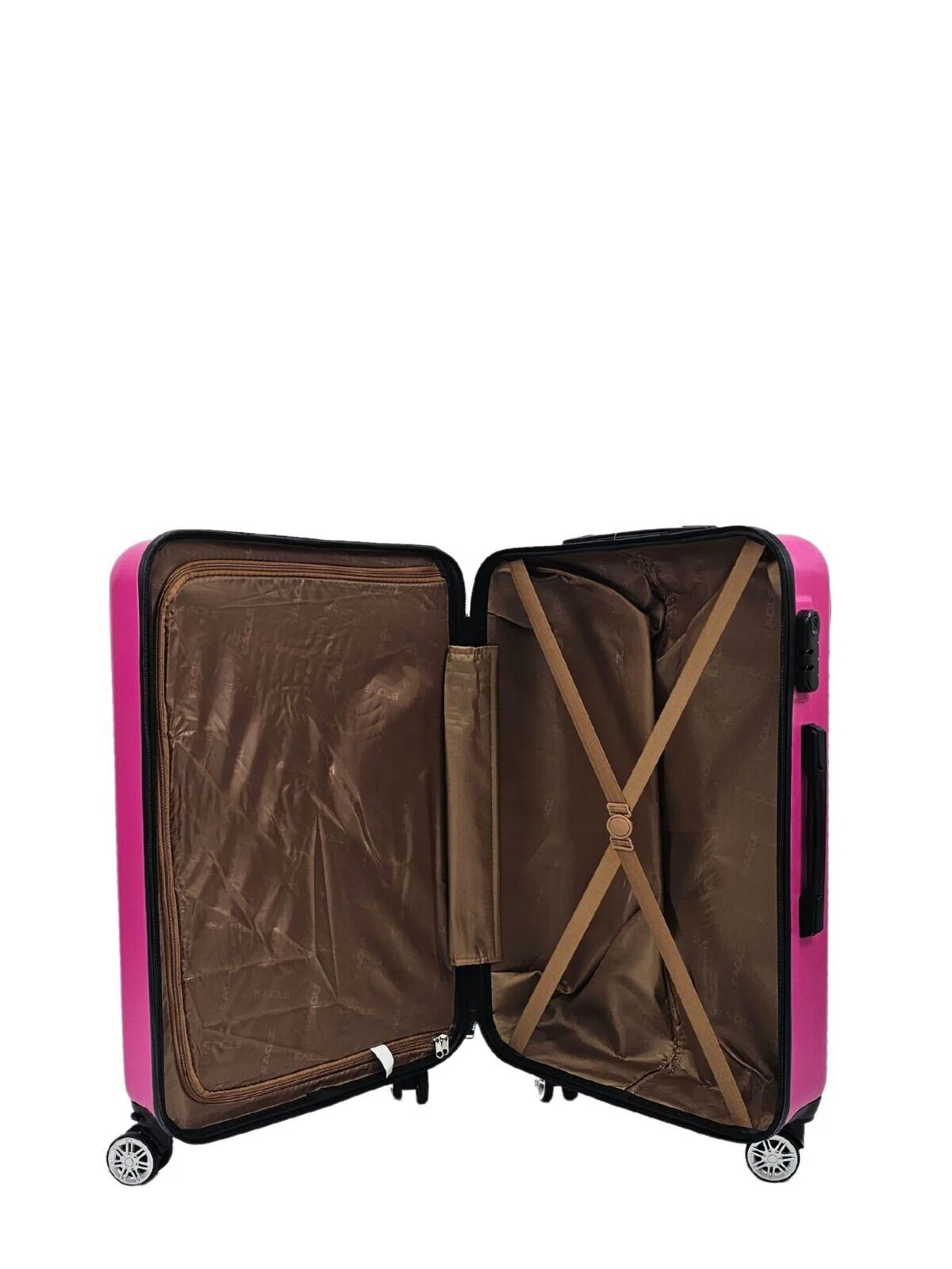 Hard Shell Cabin 8 Wheel Luggage Case Travel Bag - Image 28