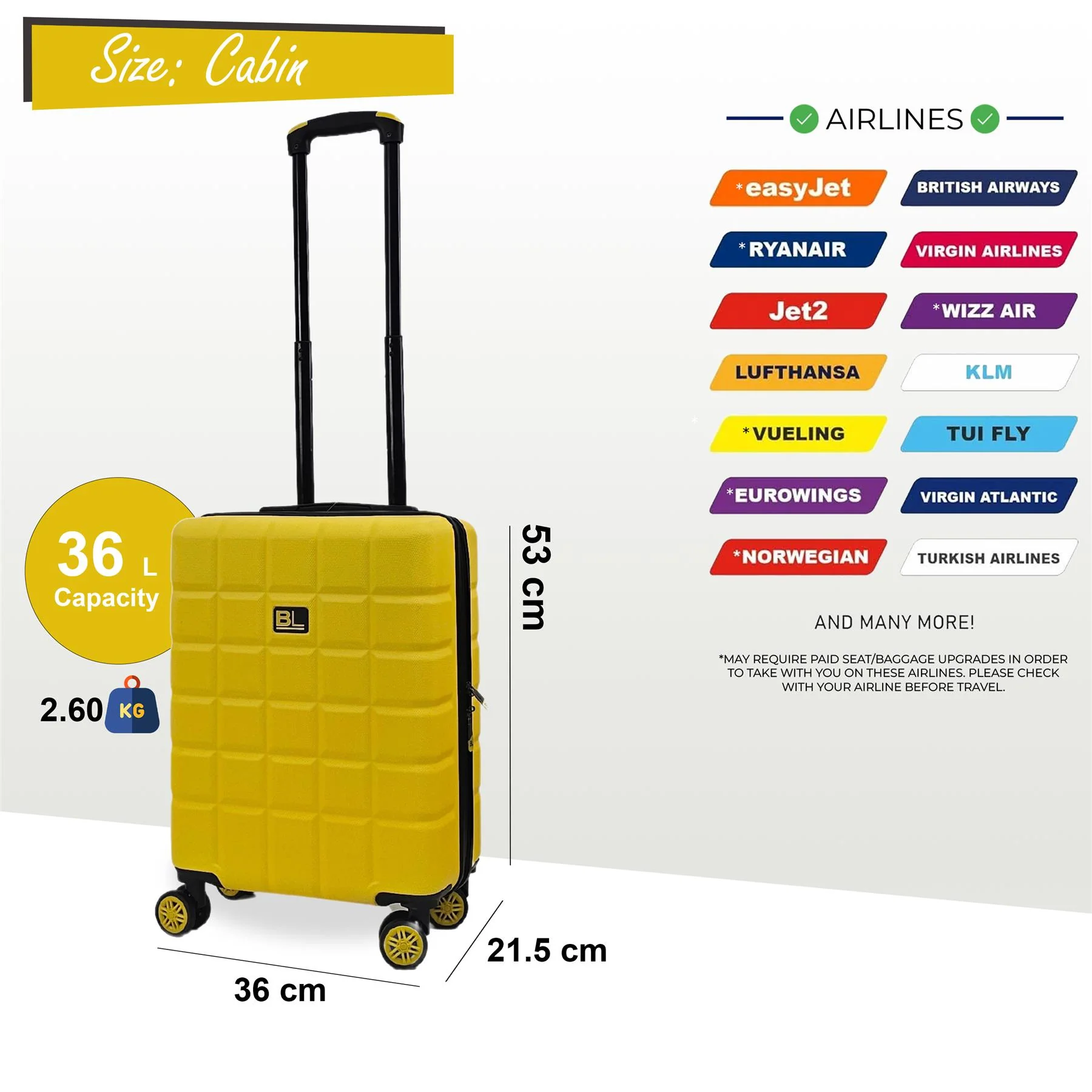 Hard Shell Classic 4 Wheel Travel Suitcase Set - Image 77