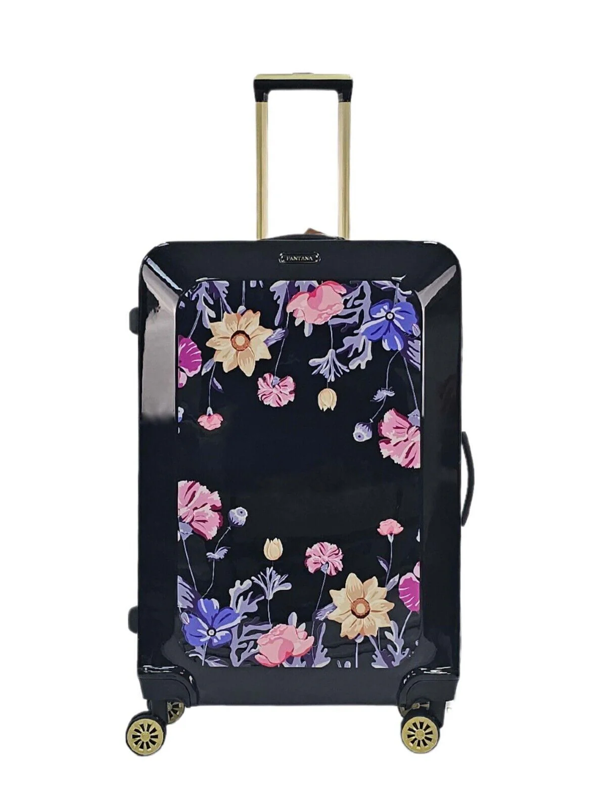 Hard Shell Flower Print Suitcase Luggage Set - Image 48