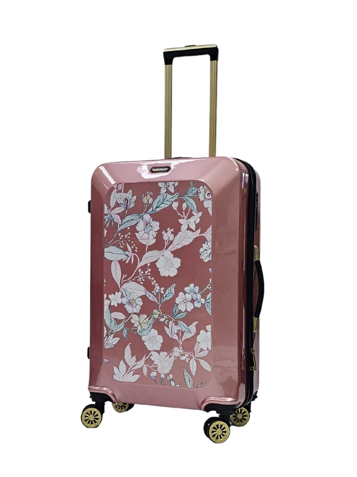 Hard Shell Flower Print Suitcase Luggage Set - Image 84
