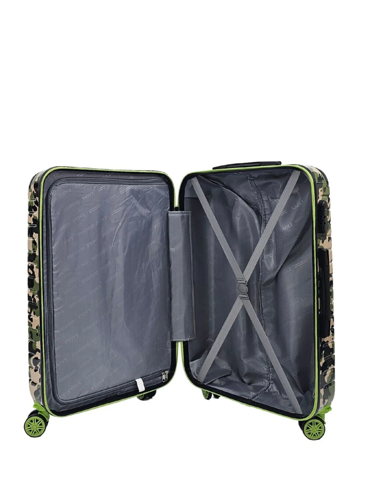 Hardshell Cabin Robust 8 Wheel ABS Luggage Travel Bag - Image 21