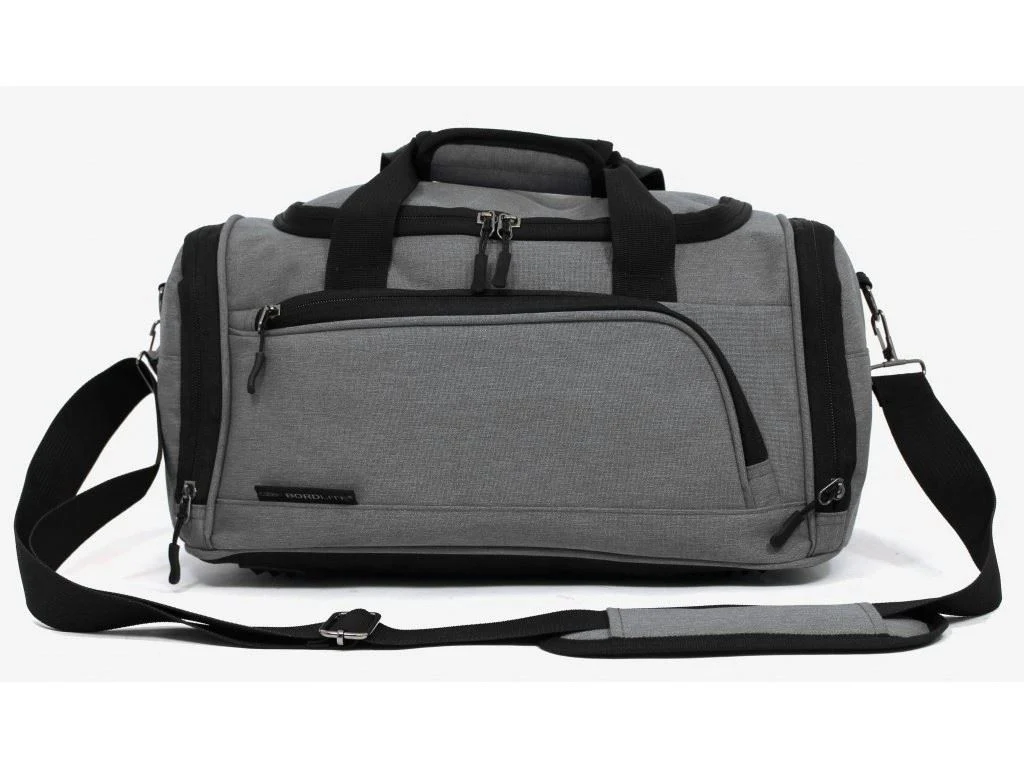 Holdall Carry On 40x 20 x25cm Under-seat Travel Duffel Bag for Ryanair, Easy Jet Grey - Image 4