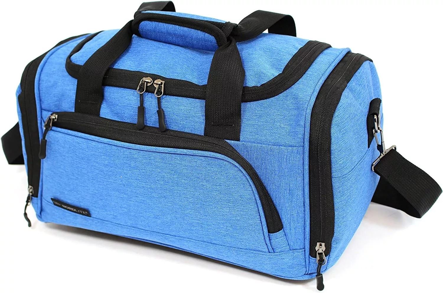 Holdall Carry On 40x 20 x25cm Under-seat Travel Duffel Bag for Ryanair, Easy Jet Teal - Image 4