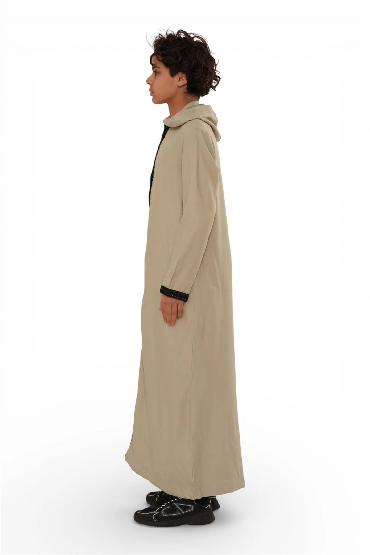 Kids Boys Eid Hooded Moroccan Thobe Robe Djellaba Ramadan Jubba- K-HM3 - Image 21