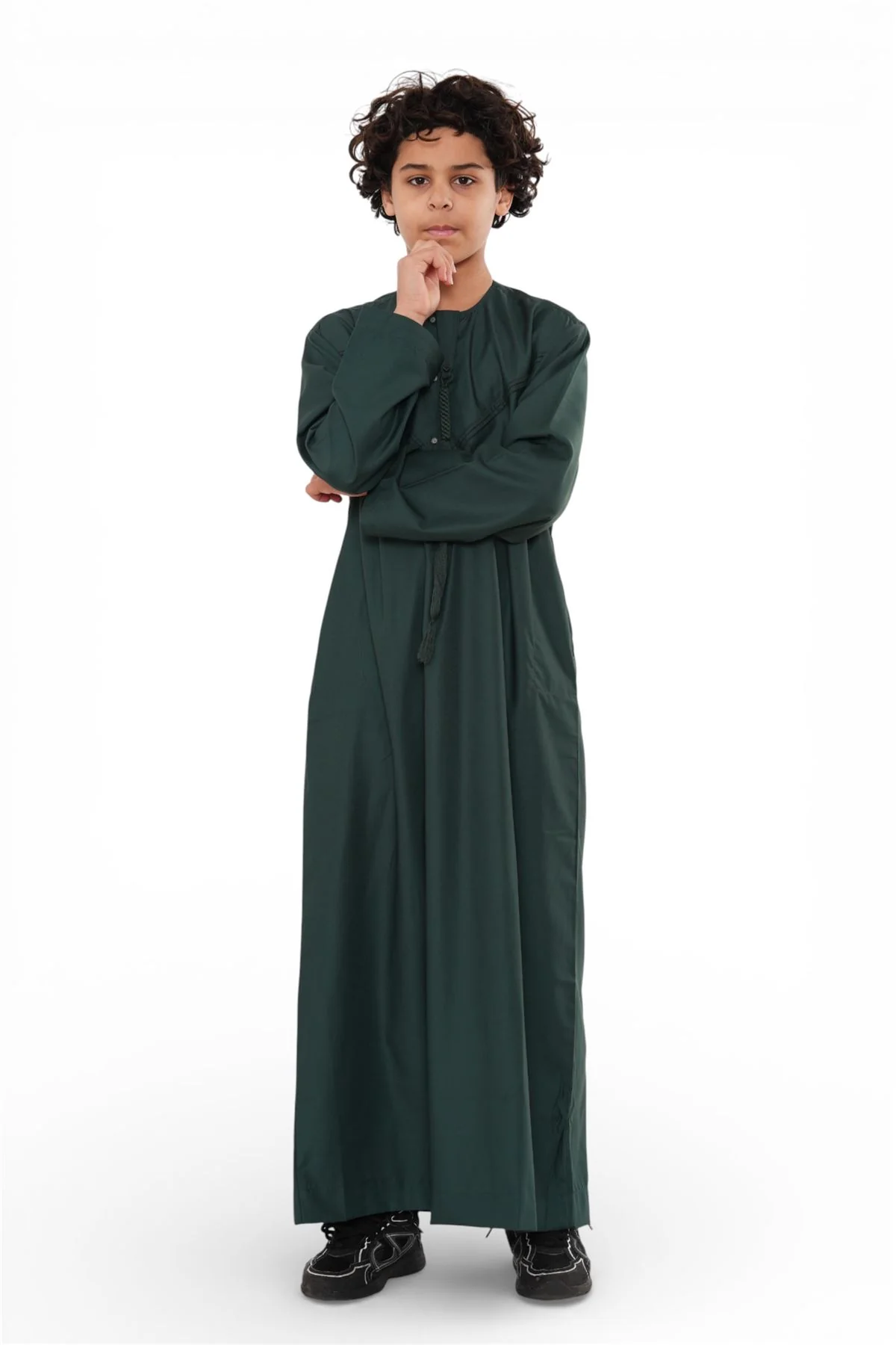 Kids Boys Eid Moroccan Jubba Robe Djellaba Ramadan Eid Thobe - K-HM11 - Image 10