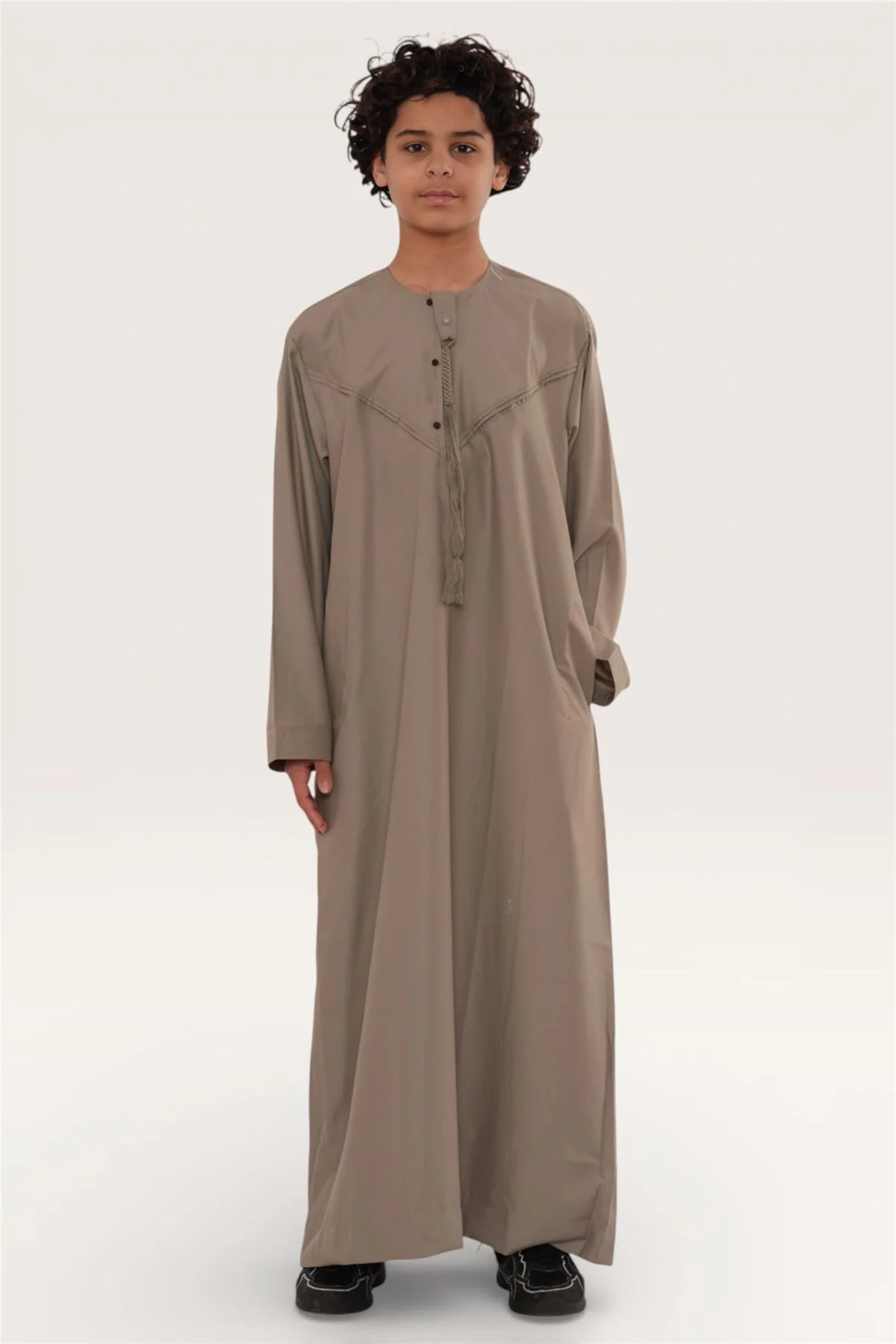 Kids Boys Eid Moroccan Jubba Robe Djellaba Ramadan Eid Thobe - K-HM11 - Image 160