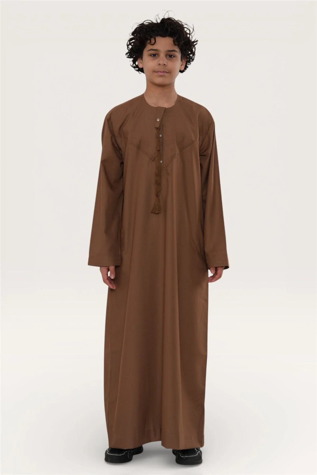 Kids Boys Eid Moroccan Jubba Robe Djellaba Ramadan Eid Thobe - K-HM11 - Image 27