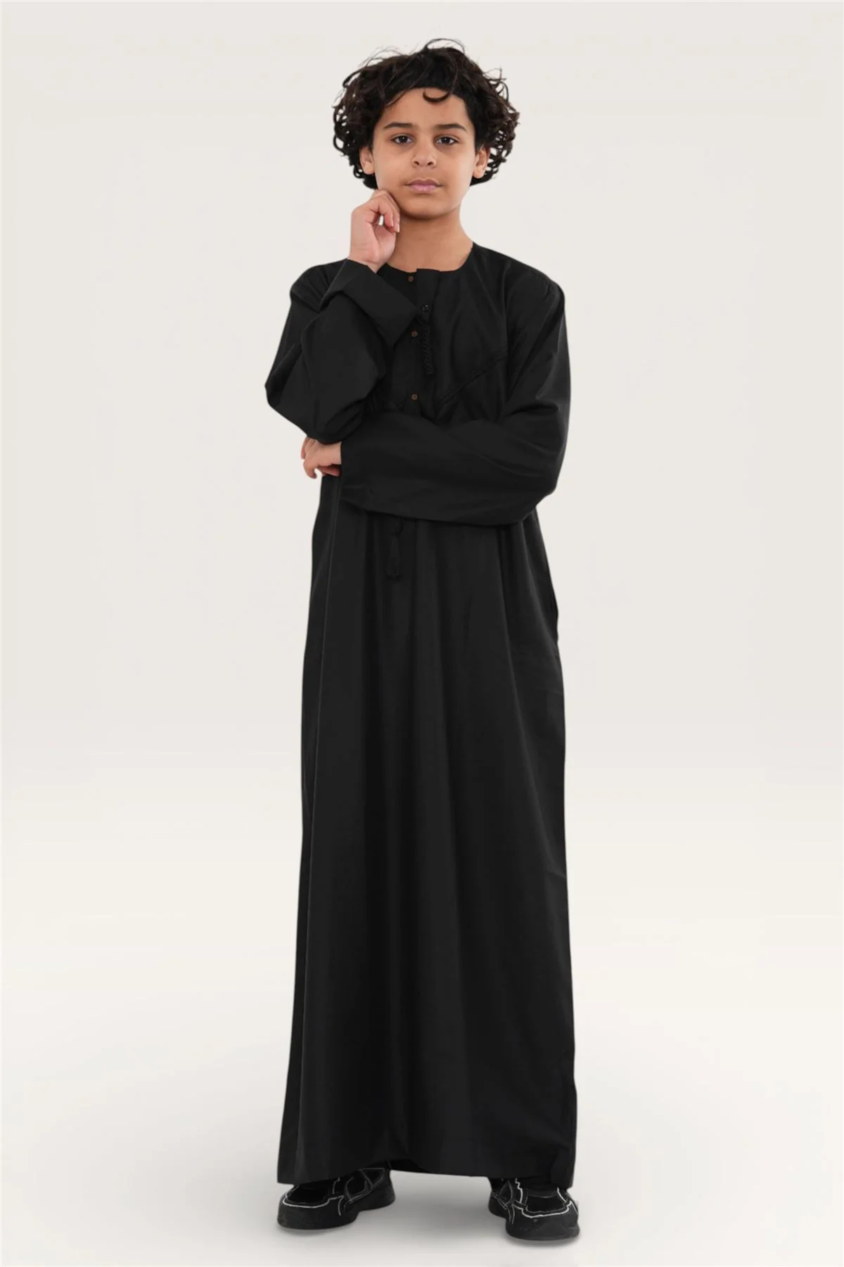 Kids Boys Eid Moroccan Jubba Robe Djellaba Ramadan Eid Thobe - K-HM11 - Image 47