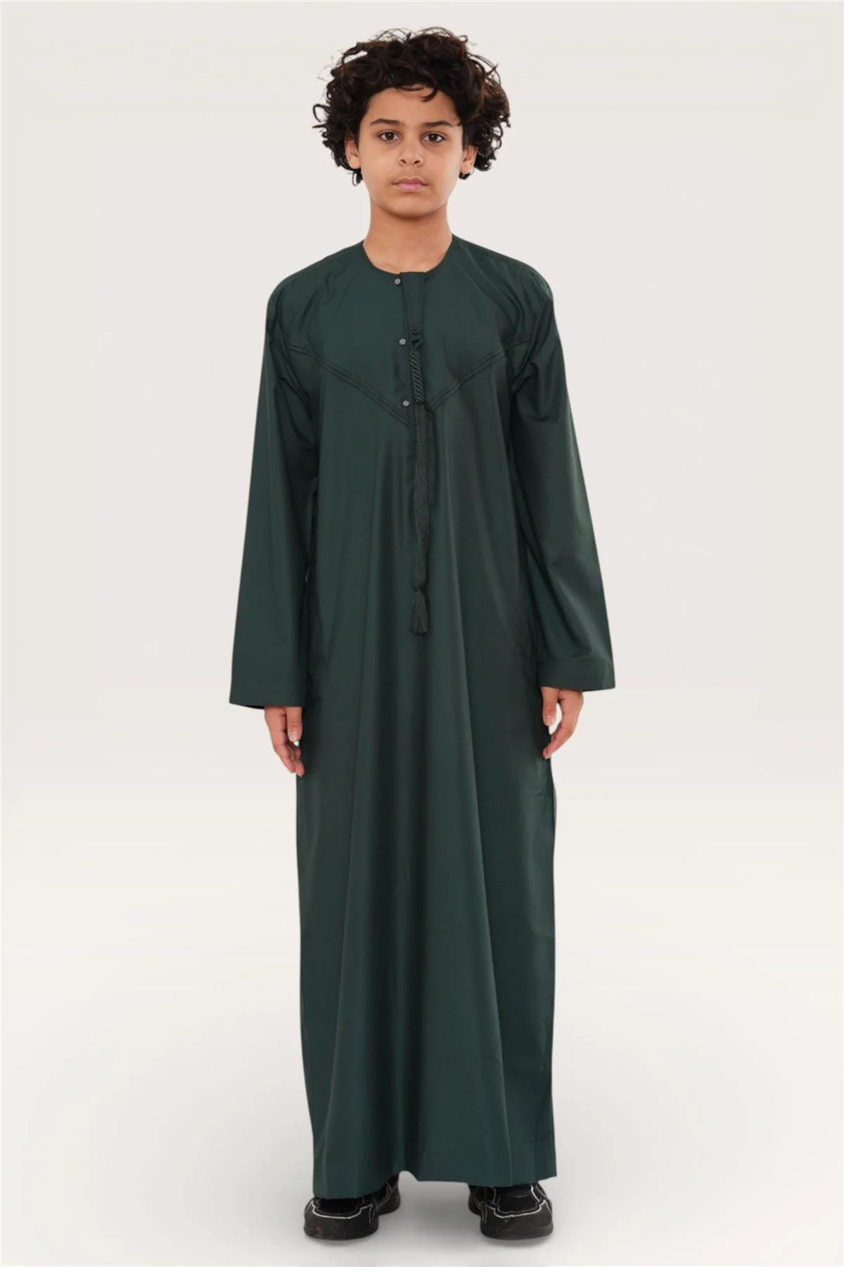 Kids Boys Eid Moroccan Jubba Robe Djellaba Ramadan Eid Thobe - K-HM11 - Image 8