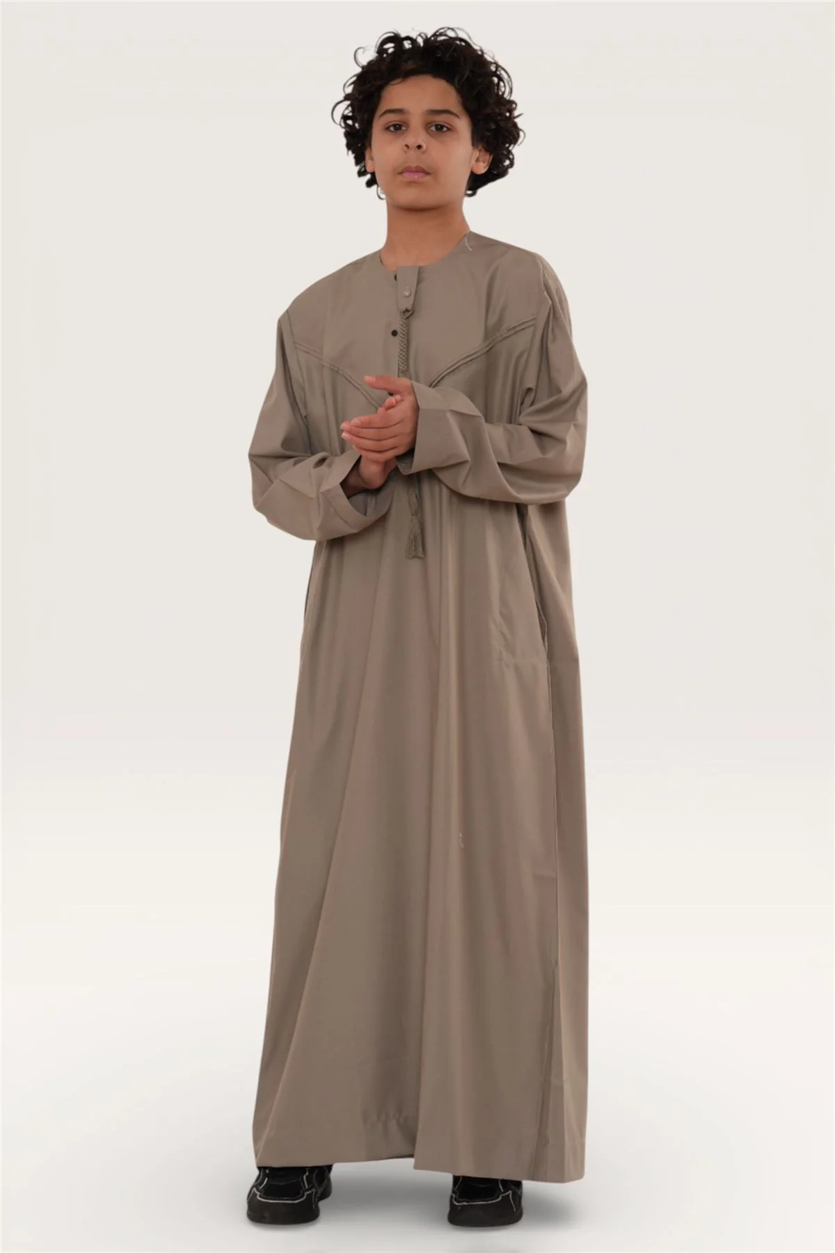 Kids Boys Eid Moroccan Jubba Robe Djellaba Ramadan Eid Thobe - K-HM11 - Image 86